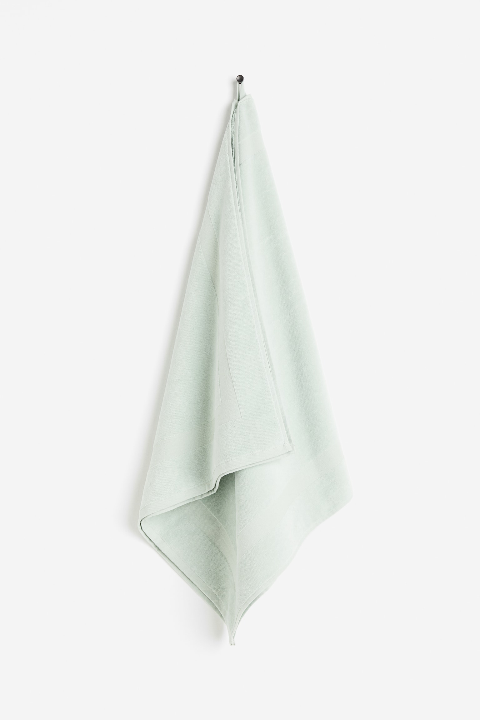 Velour bath towel - Light green - 1