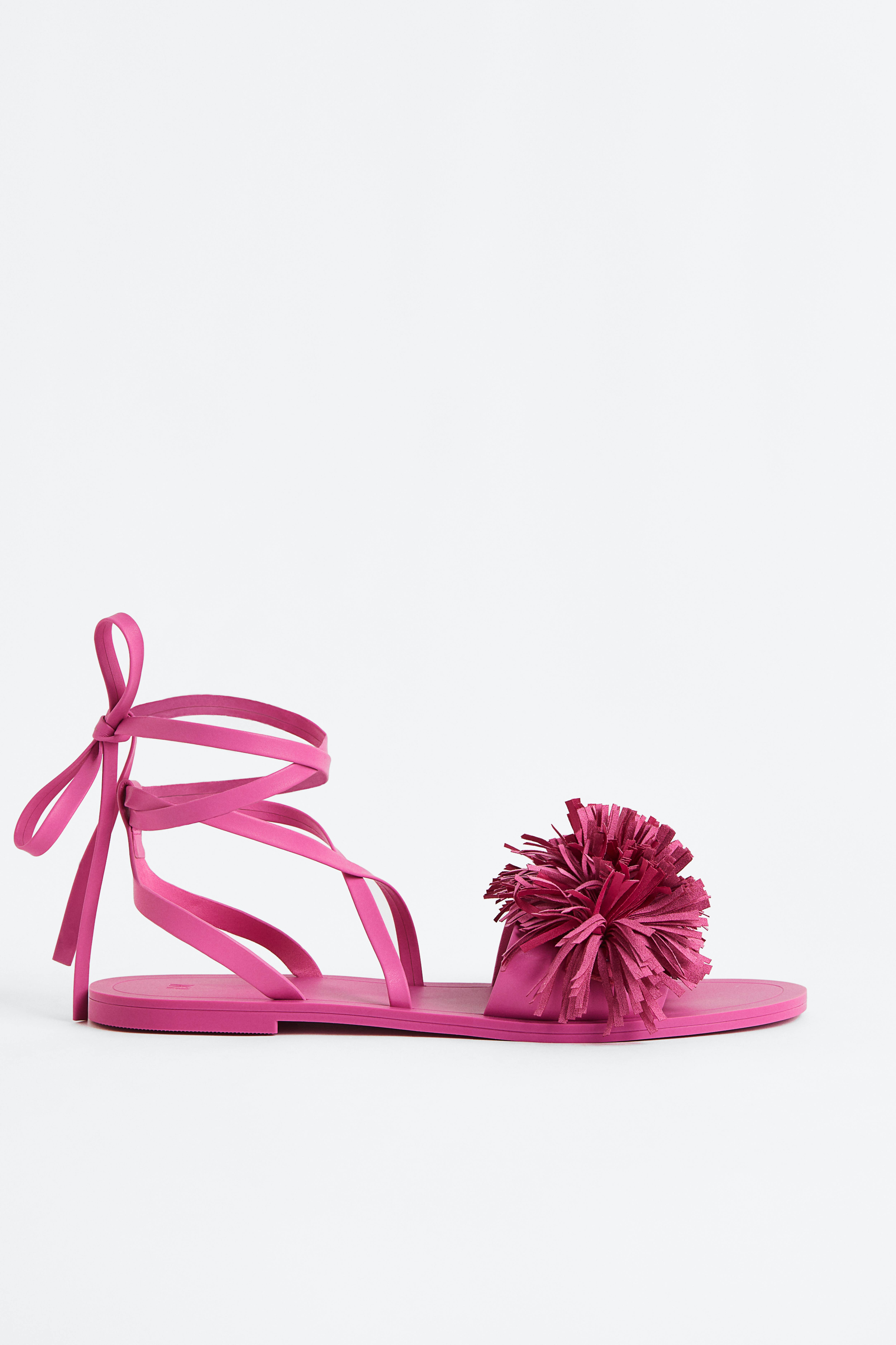 H&m pink sandals best sale