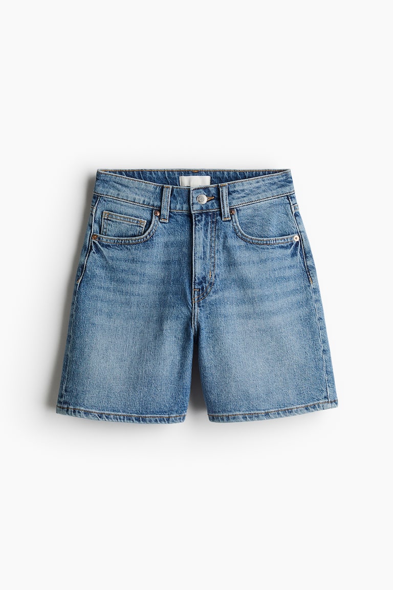 High Waist Denim Shorts