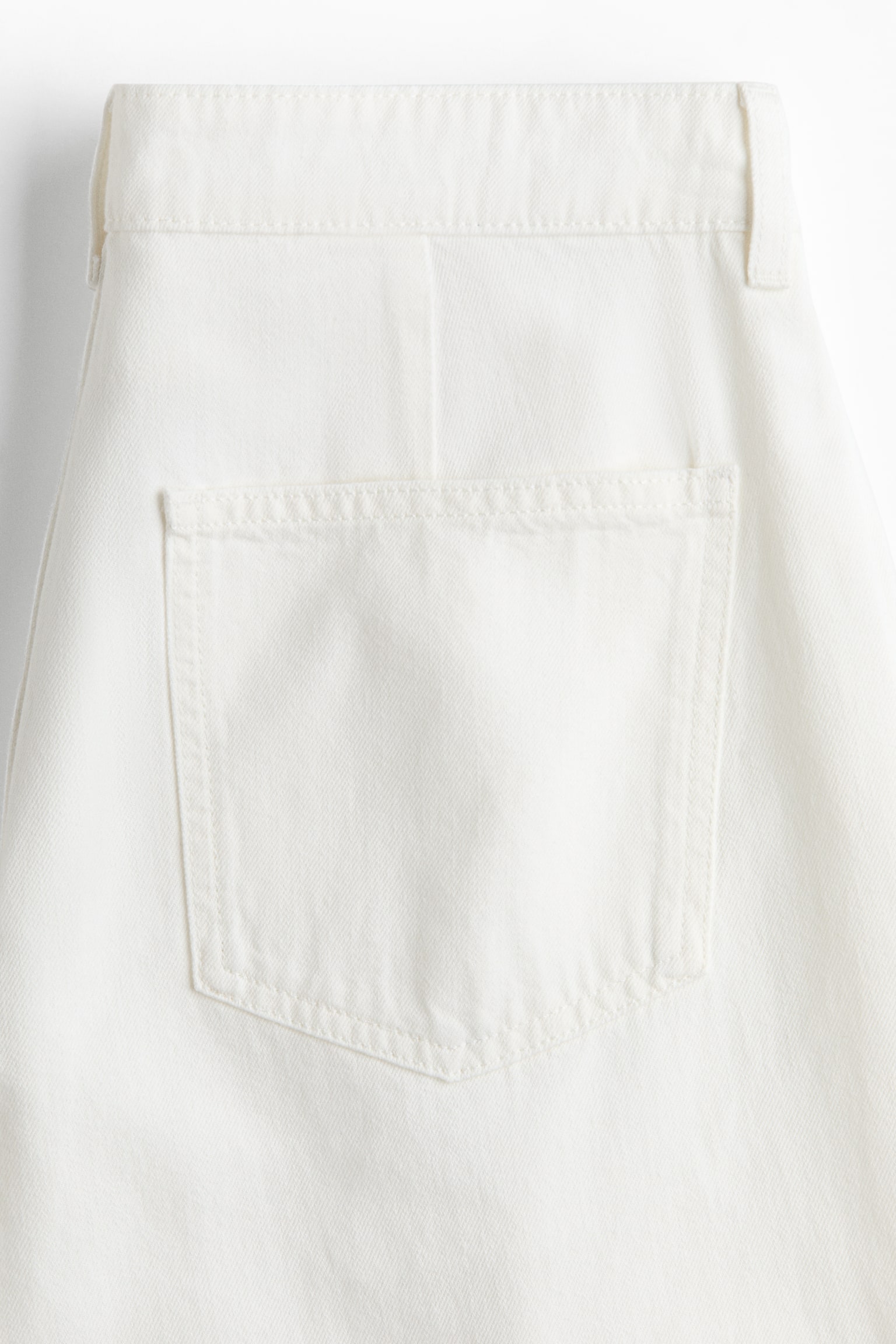 Calças largas em sarja - Creme/Azul denim pálido/Rosa claro - 5