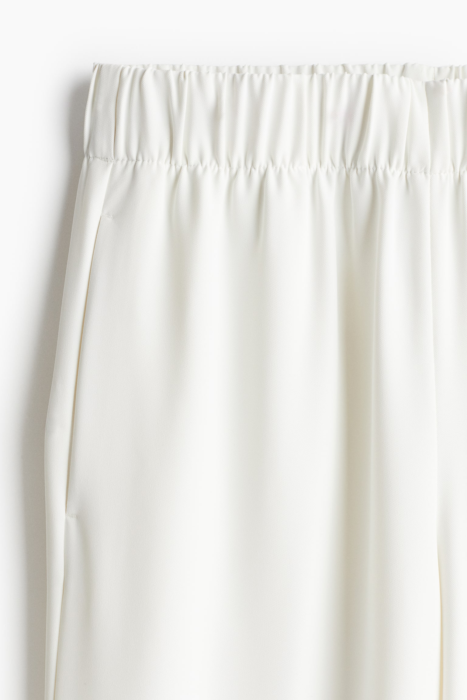 Pull On Culottes - White/Navy blue/Black/Dark khaki green/Dark beige/White/Pinstripe/Light beige - 4