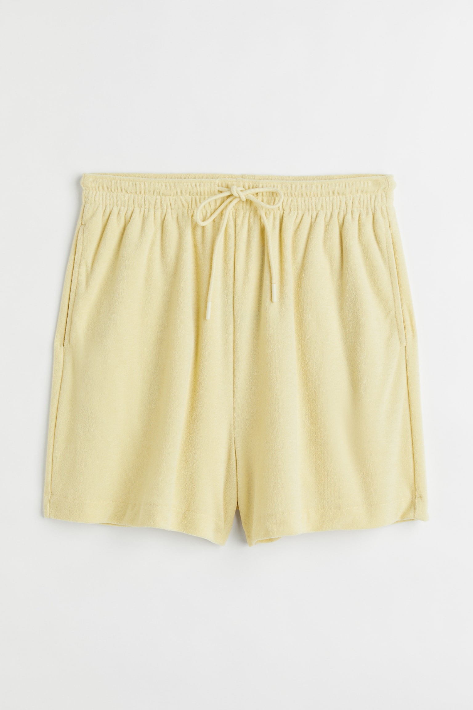 Terry Shorts - Light yellow - 1