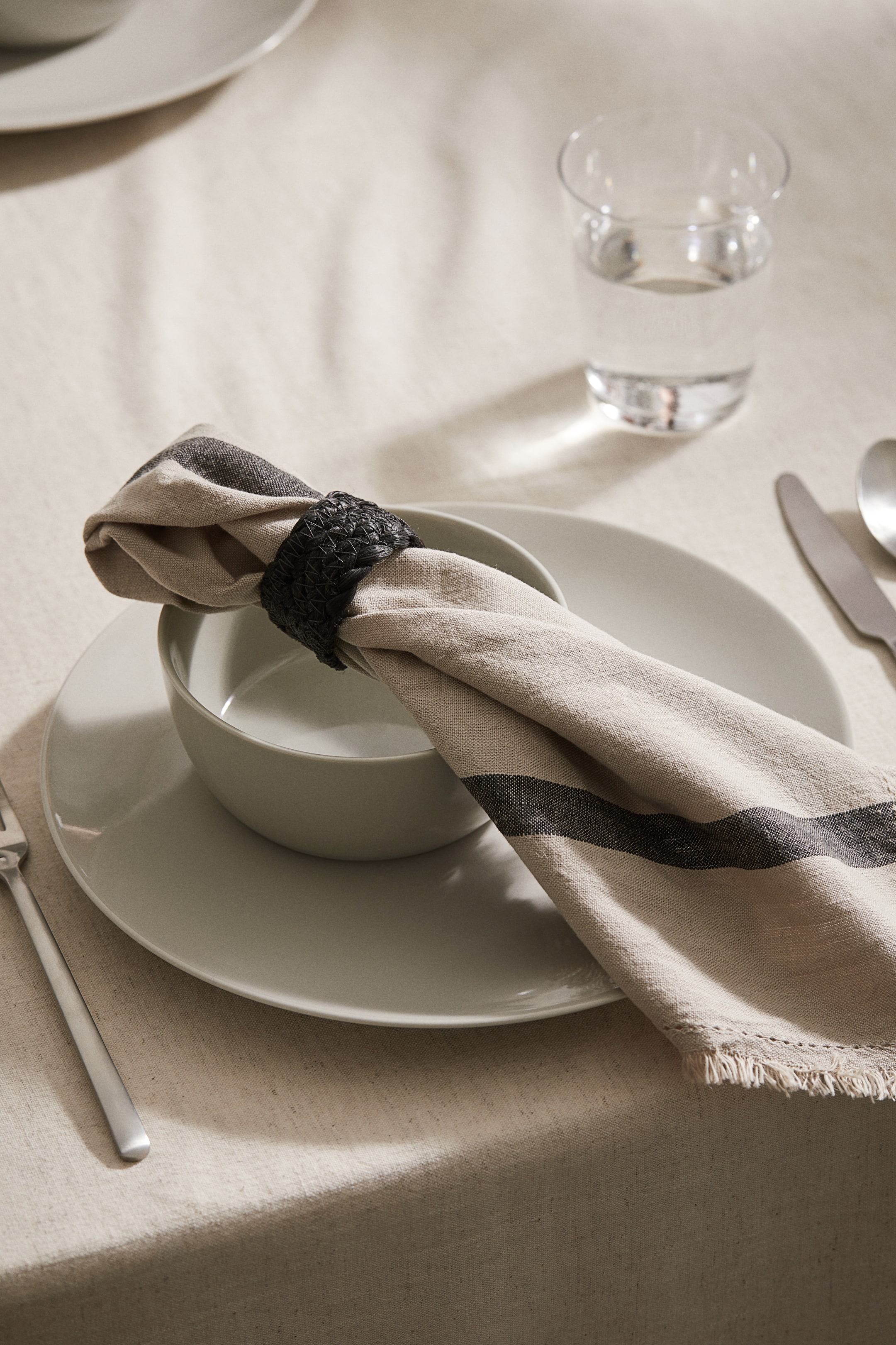 2-pack Fringed Napkins