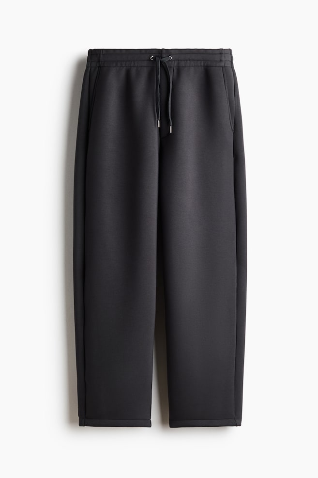 Scuba-Joggpants mit Barrel Leg in Relaxed Fit - Dunkelgrau/Schwarz/Graumeliert - 1