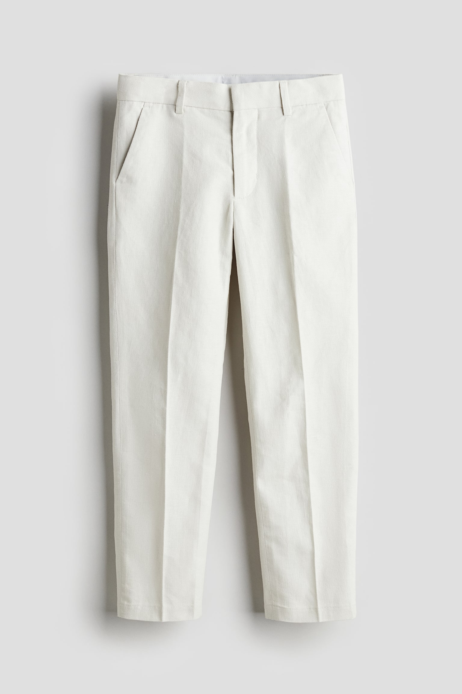 Texture Suit Pants - Light grey/Light blue - 1