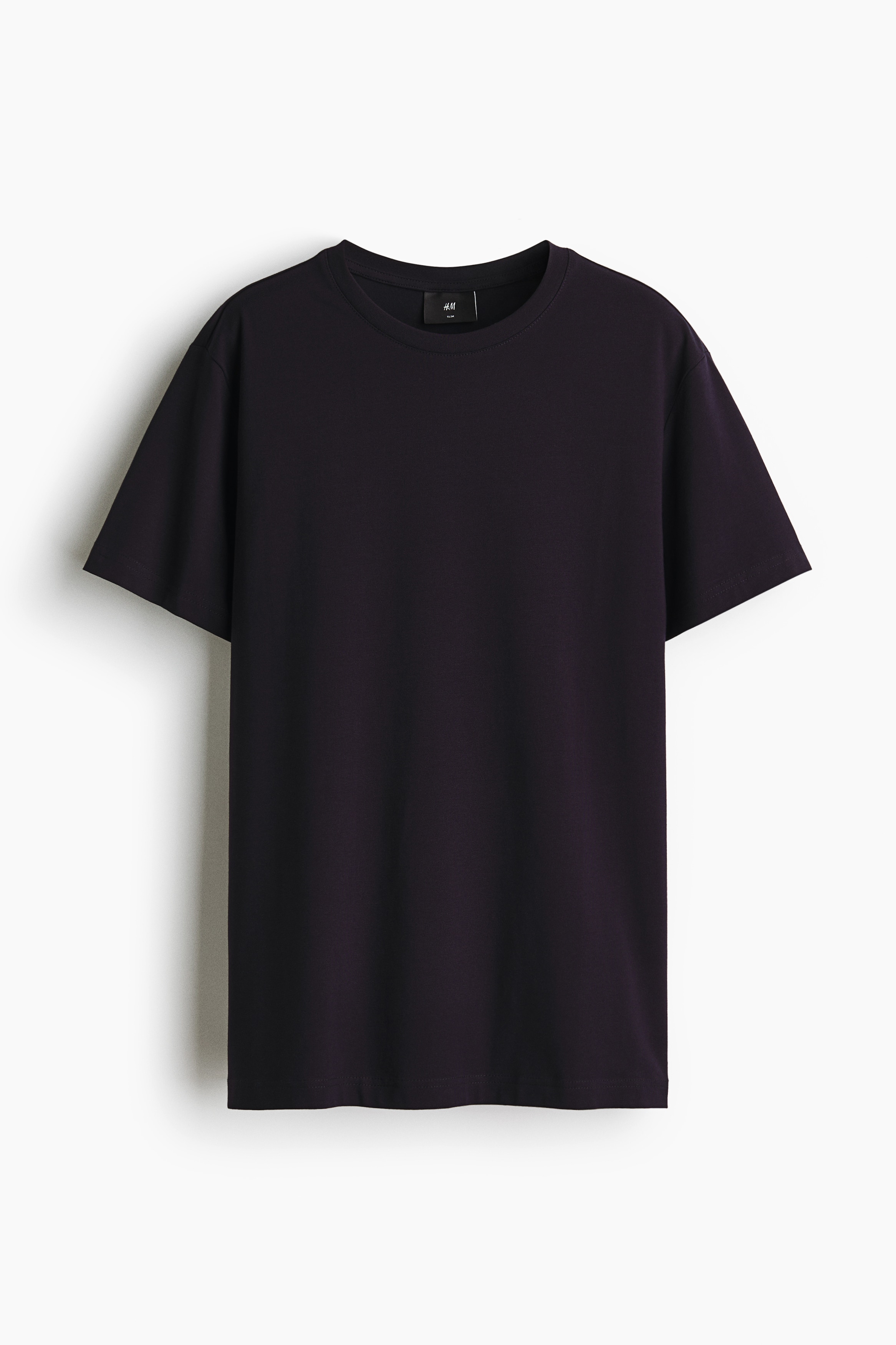 Slim Fit T-shirt - Navy blue/Black/White/Forest green/Purple/Khaki green/Dark brown/Navy blue