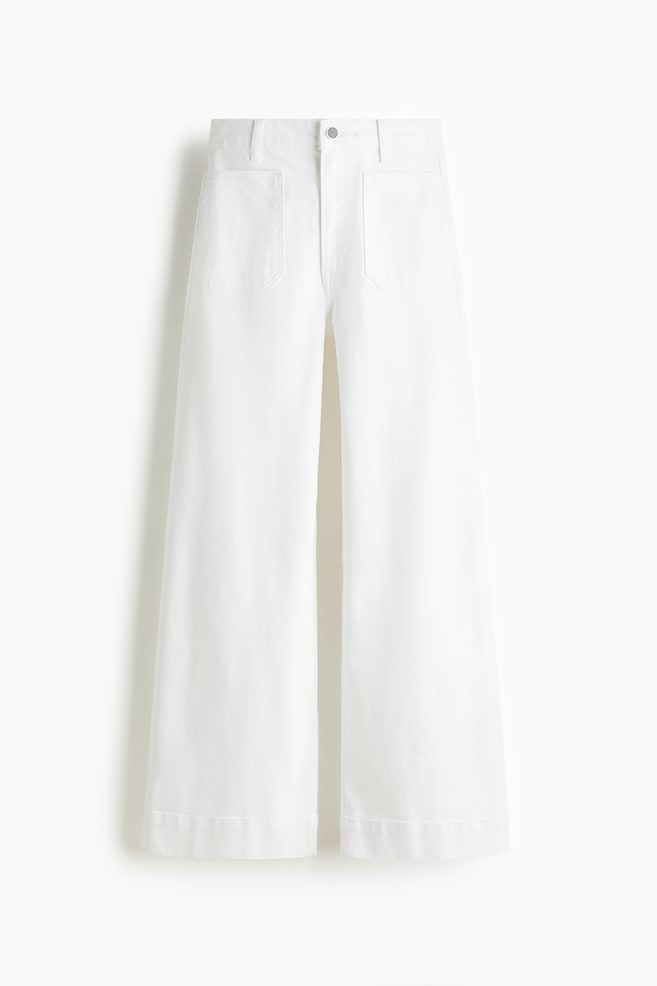 Wide High Jeans - White/Denim blue/Washed denim blue/Dark denim blue - 1