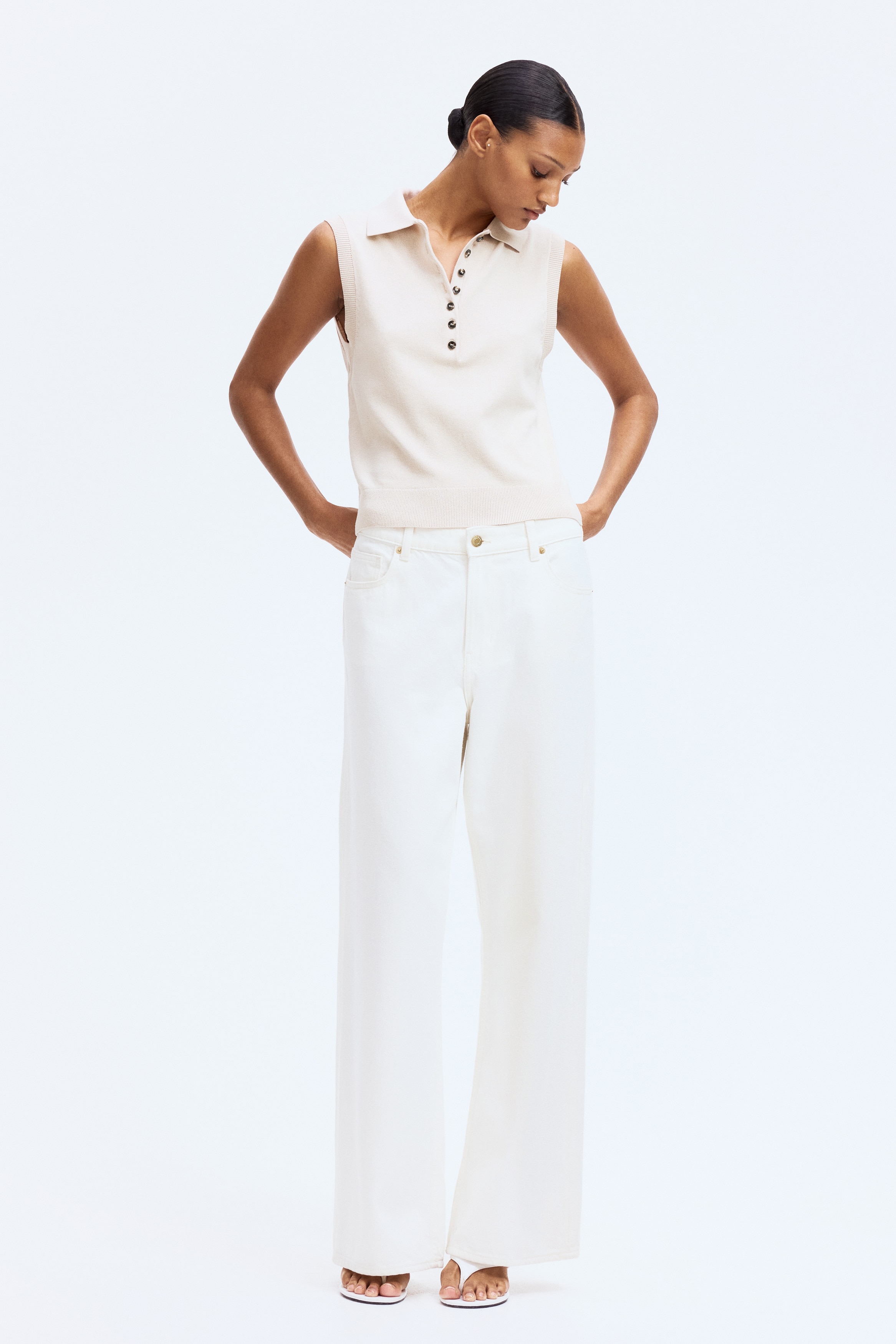 Collared slipover