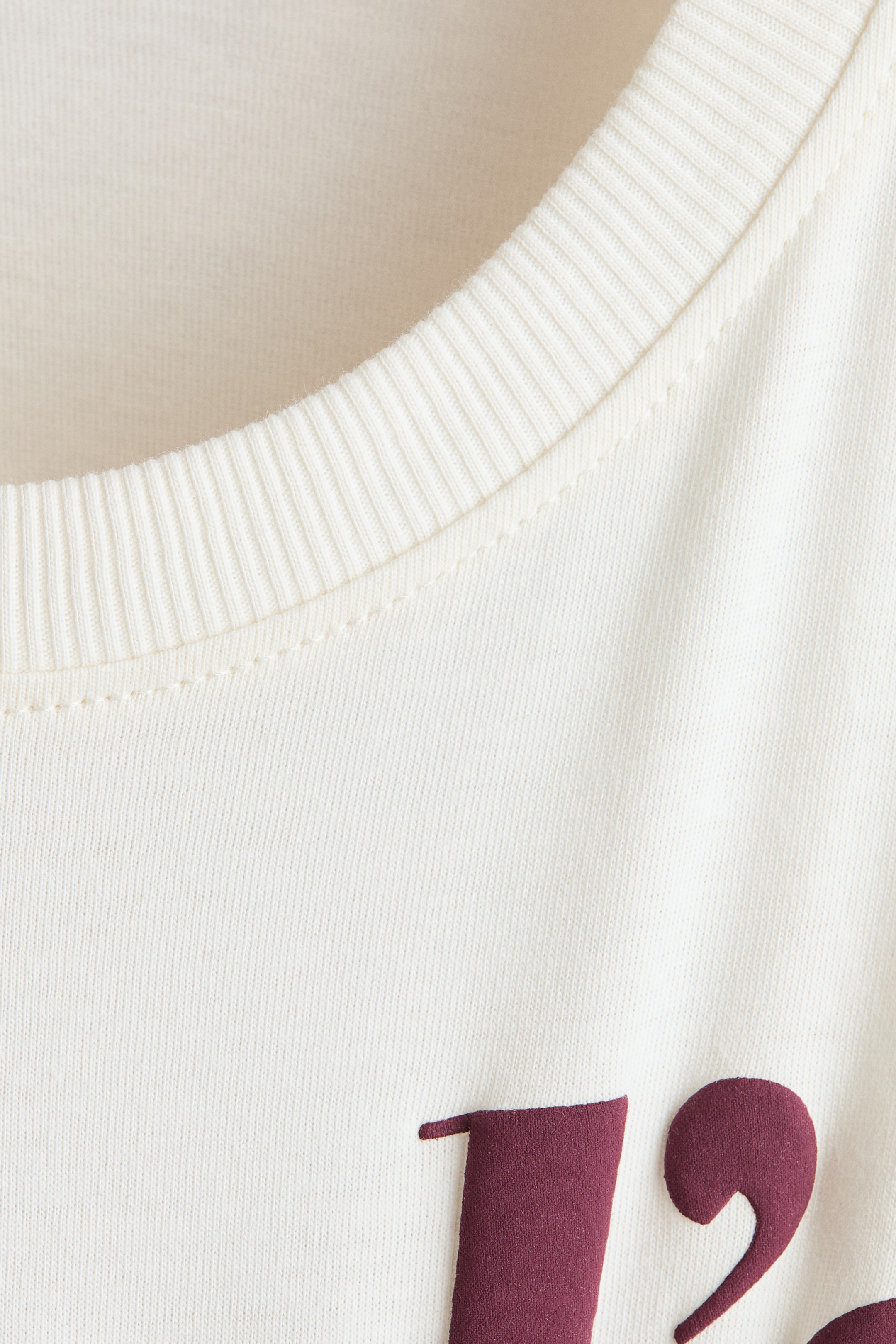 T-shirt en coton avec motif imprimé