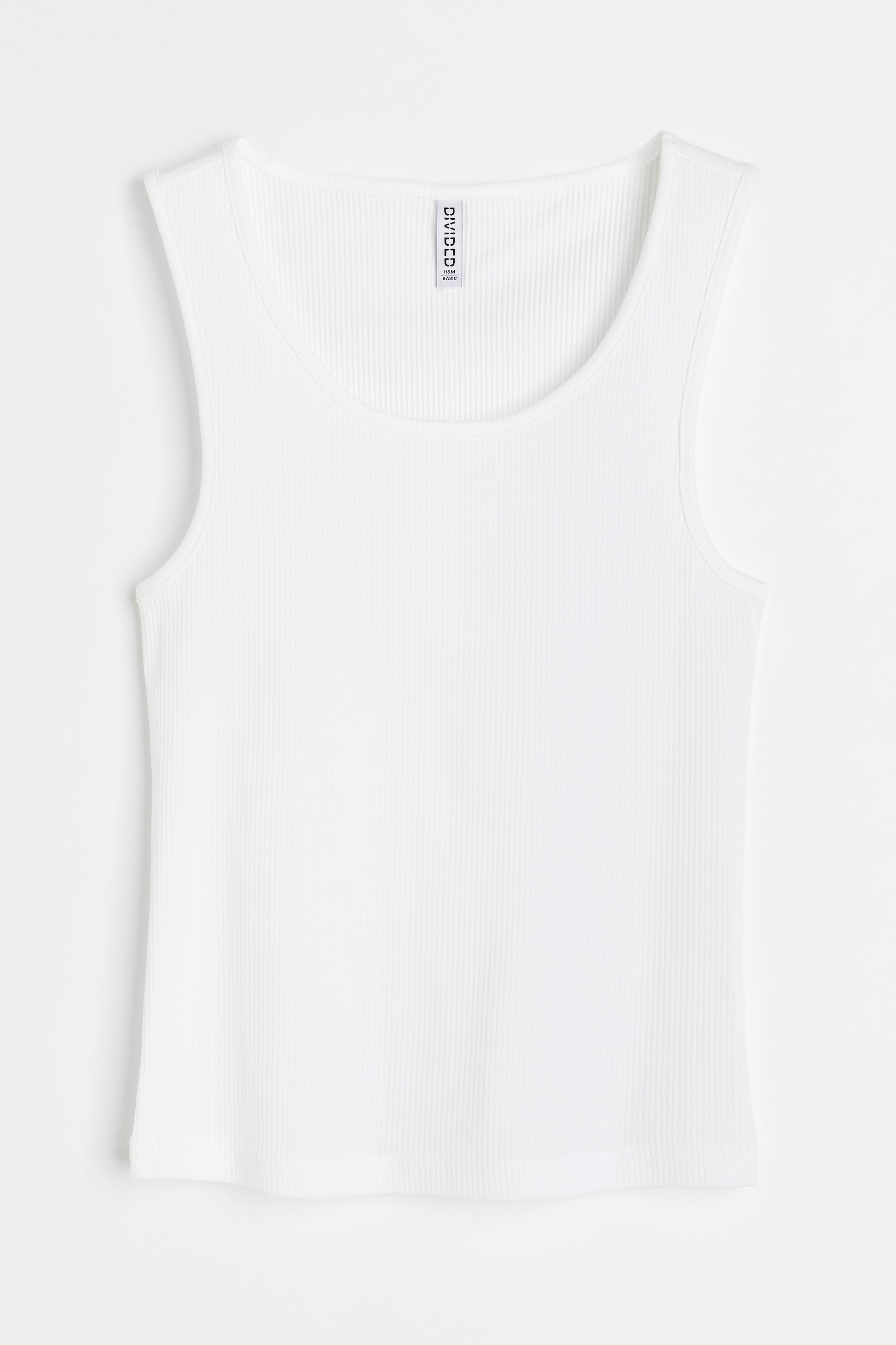 Ribbed Cotton Tank Top