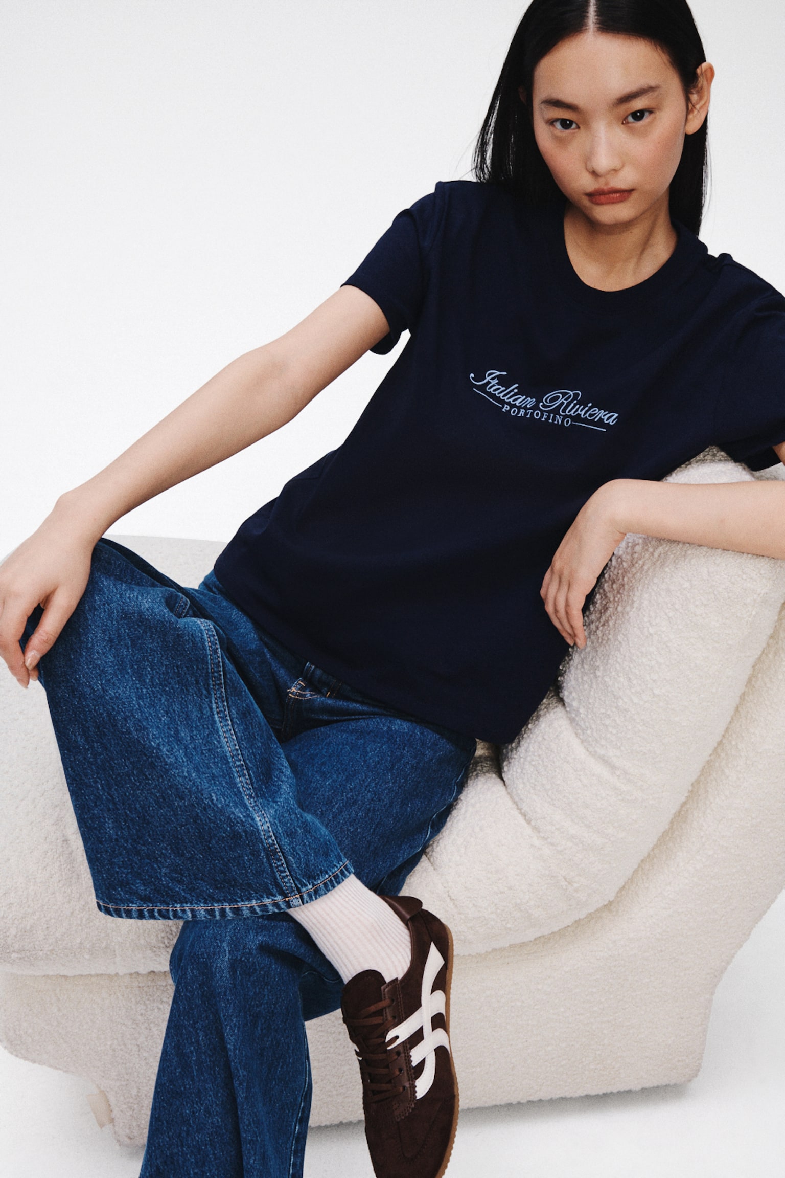 Printed T-shirt - Navy blue/Italian Riviera/Red/Athletic/Cream/Rome/Light grey marl/Amour - 2