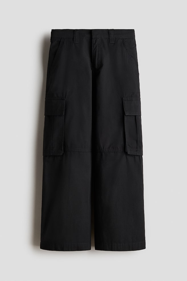 Cargo Pants - Black/Beige - 1