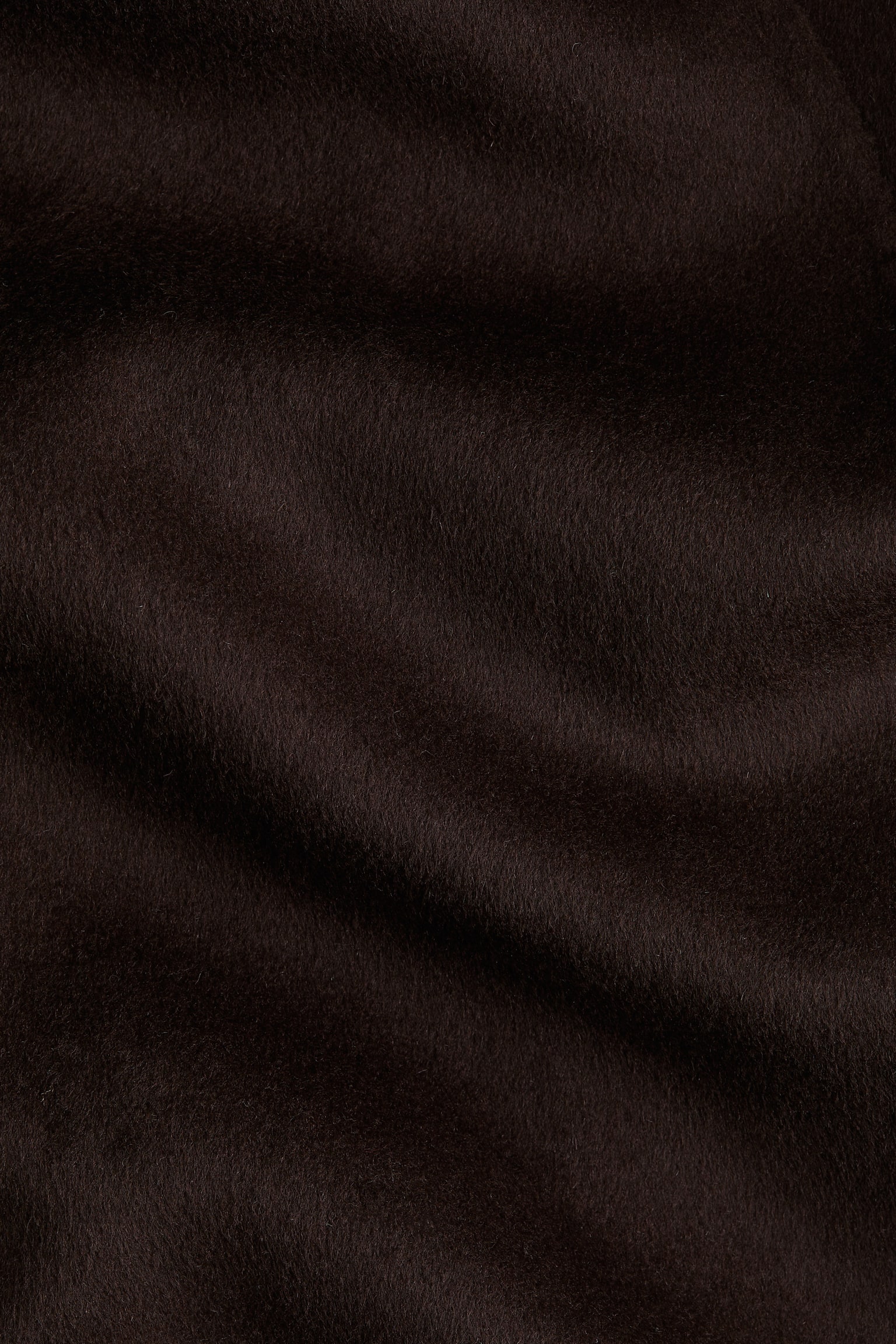 Handmade wool-blend coat - Dark brown/Light beige - 4