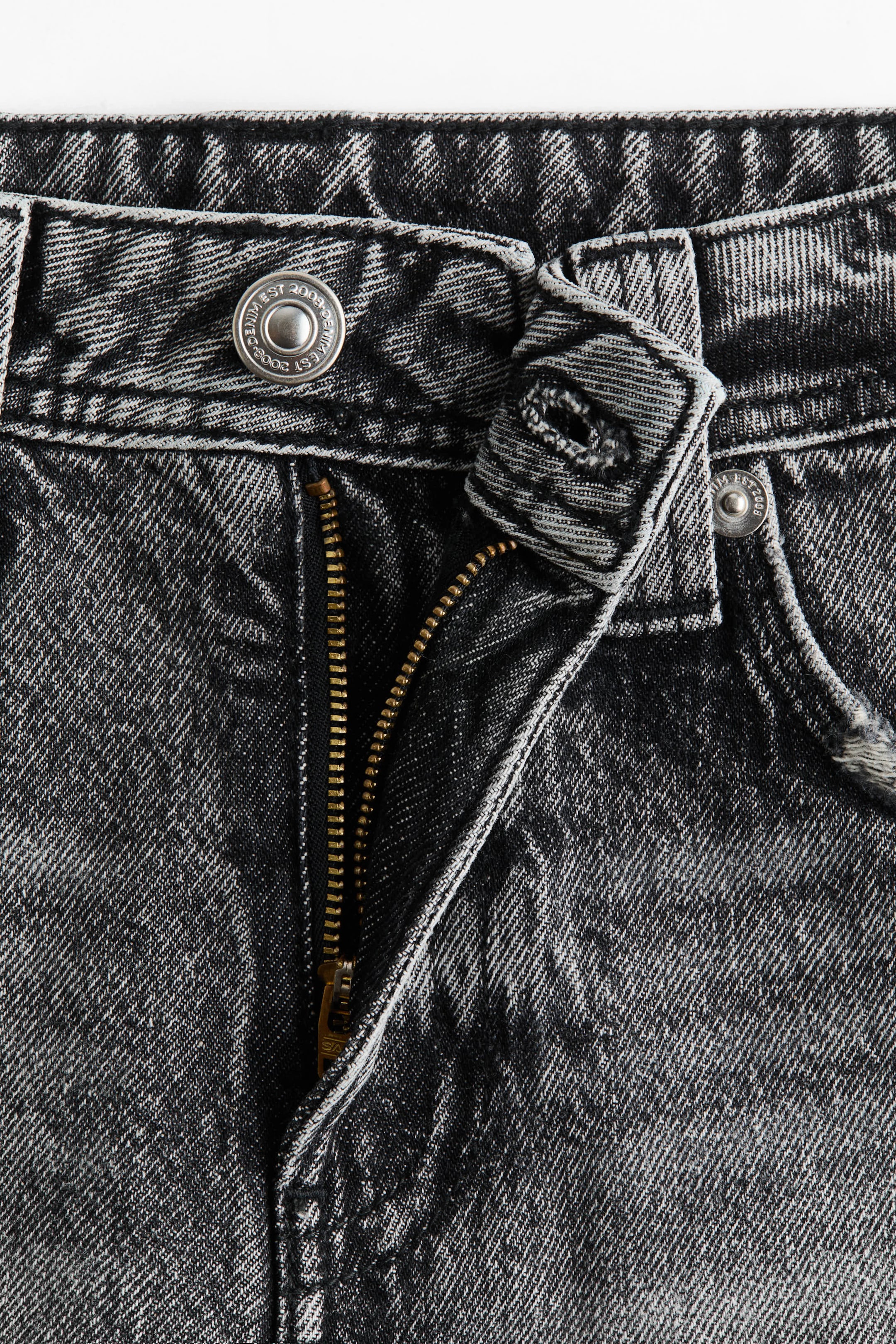 Frayed Denim Shorts