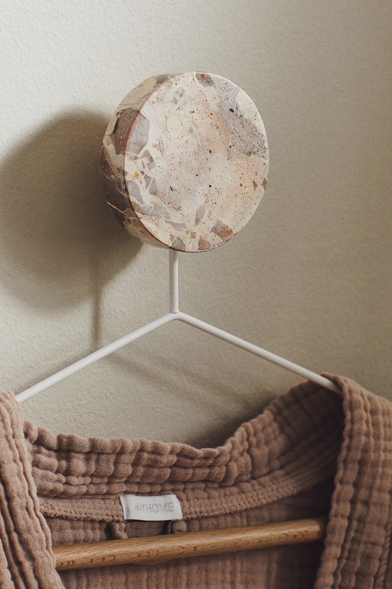 Light beige Marble hook at H&M Home | H&M GB
