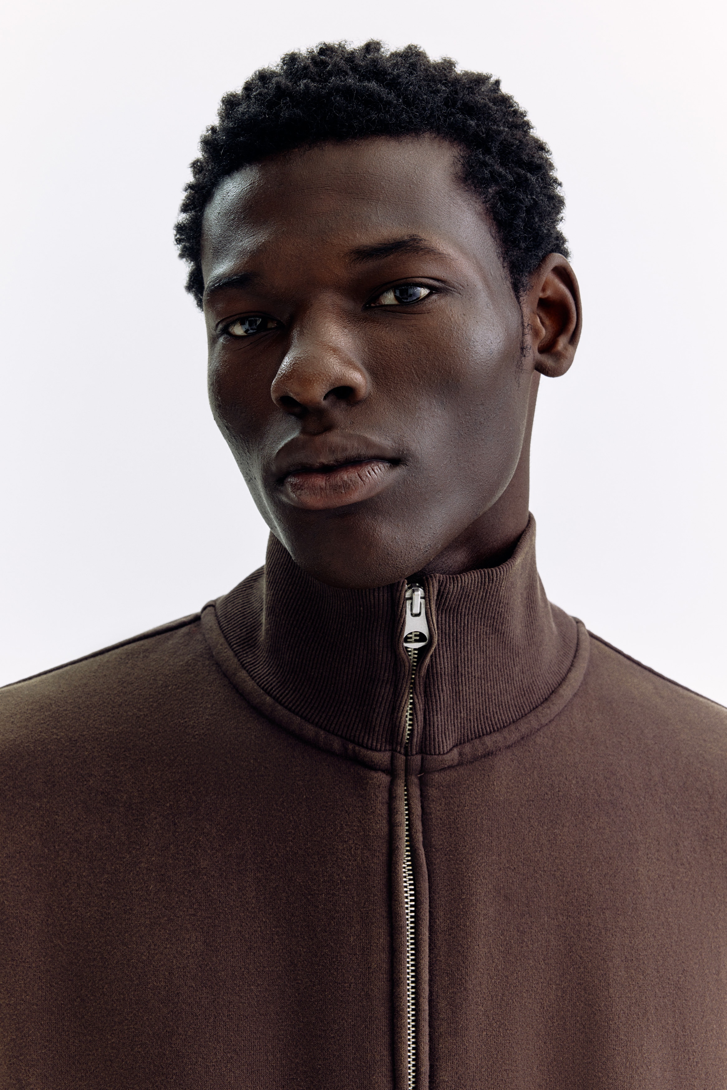 Men's Dark brown Relaxed-Fit Boxy Track Jacket | H&M US