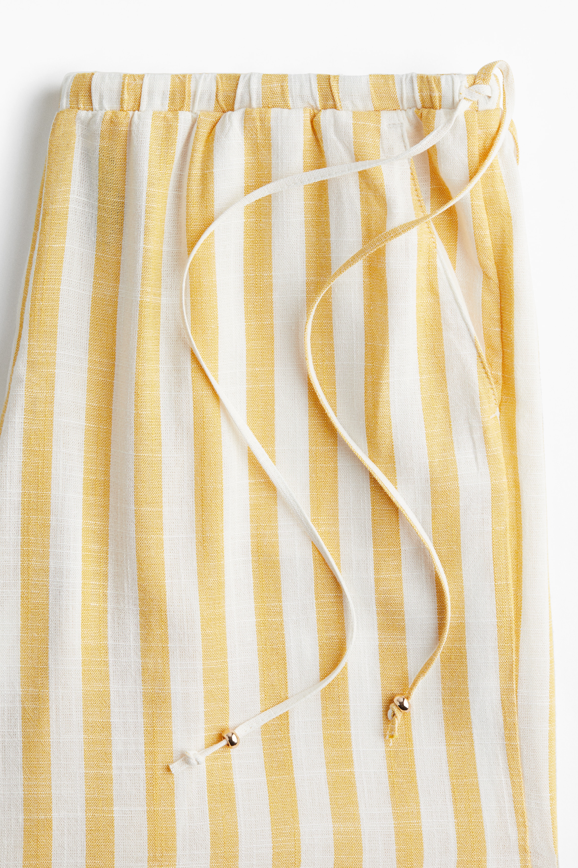 Wide drawstring trousers