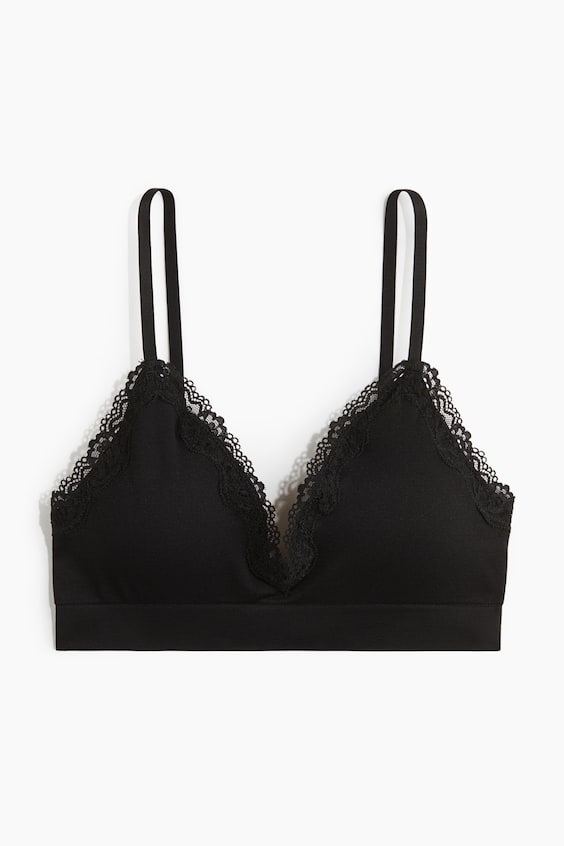 Женское бесшовное бра H&M с мягкими чашками