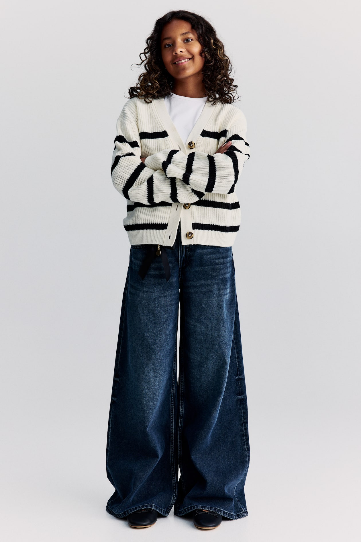 Wide-Leg Jeans Denim blue Kids H&M PH