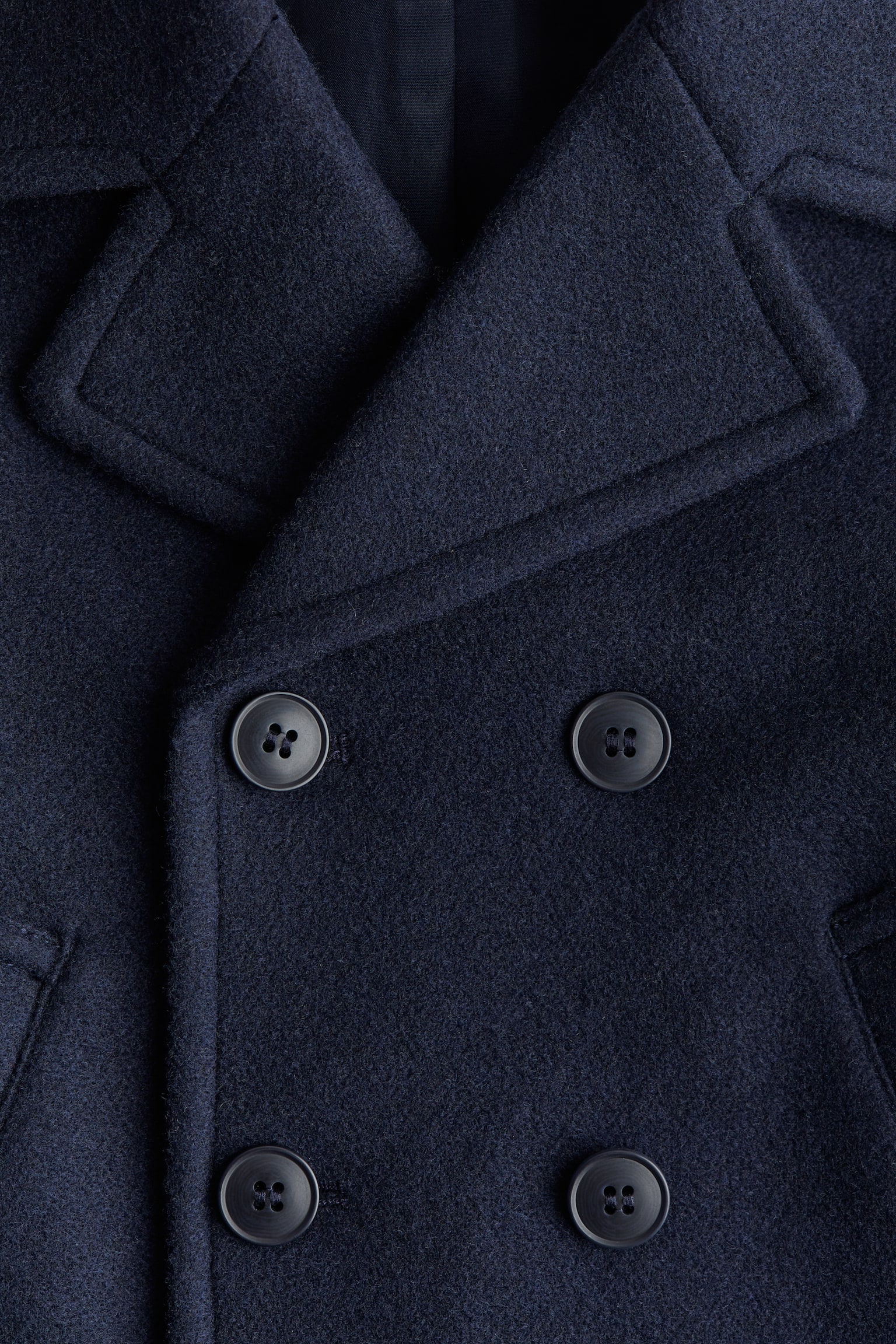 Pea coat - Navy blue/Dark grey - 2