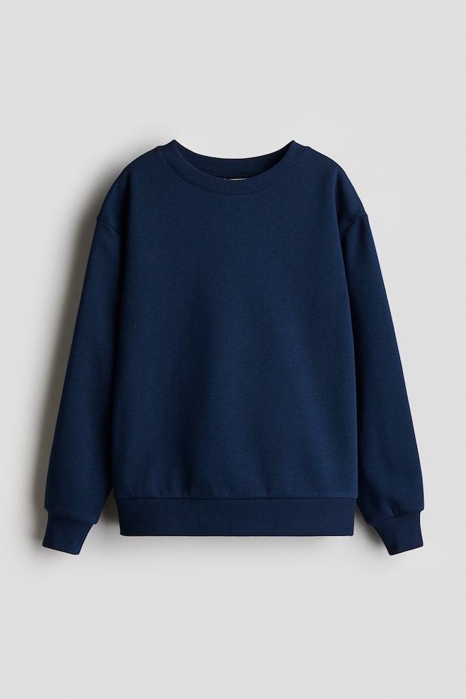 Sweatshirt - Dark blue/Dark beige marl/Black/Red/Dark green/Grey - 1