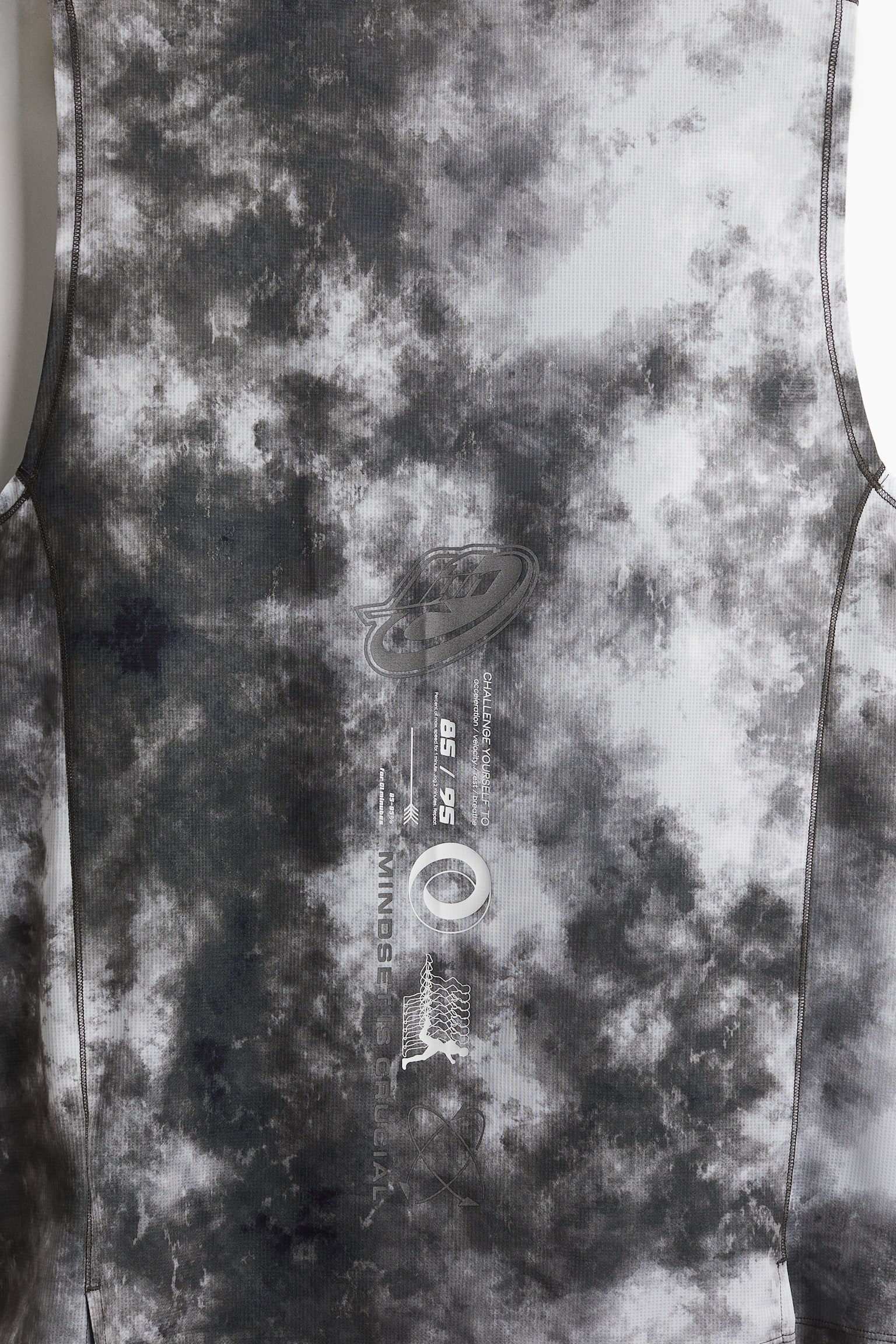 Regular Fit Running Tank In DryMove™ - Black/Tie dye/Dark grey/Runner/Black/Euphoric Run - 3