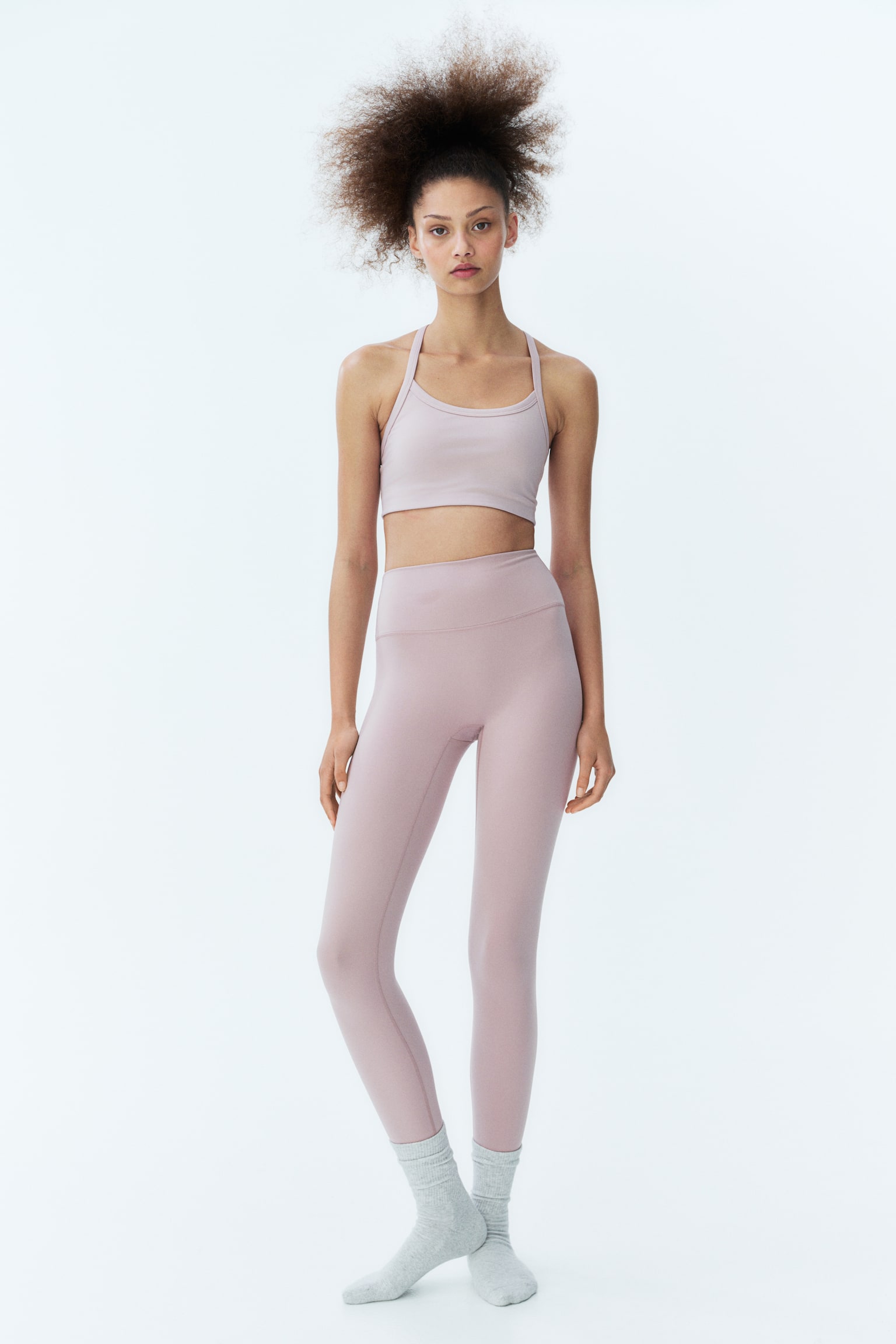 Sports leggings in SoftMove™ - Light purple/Burgundy/Black/Dark grey/Dark blue/Beige - 1