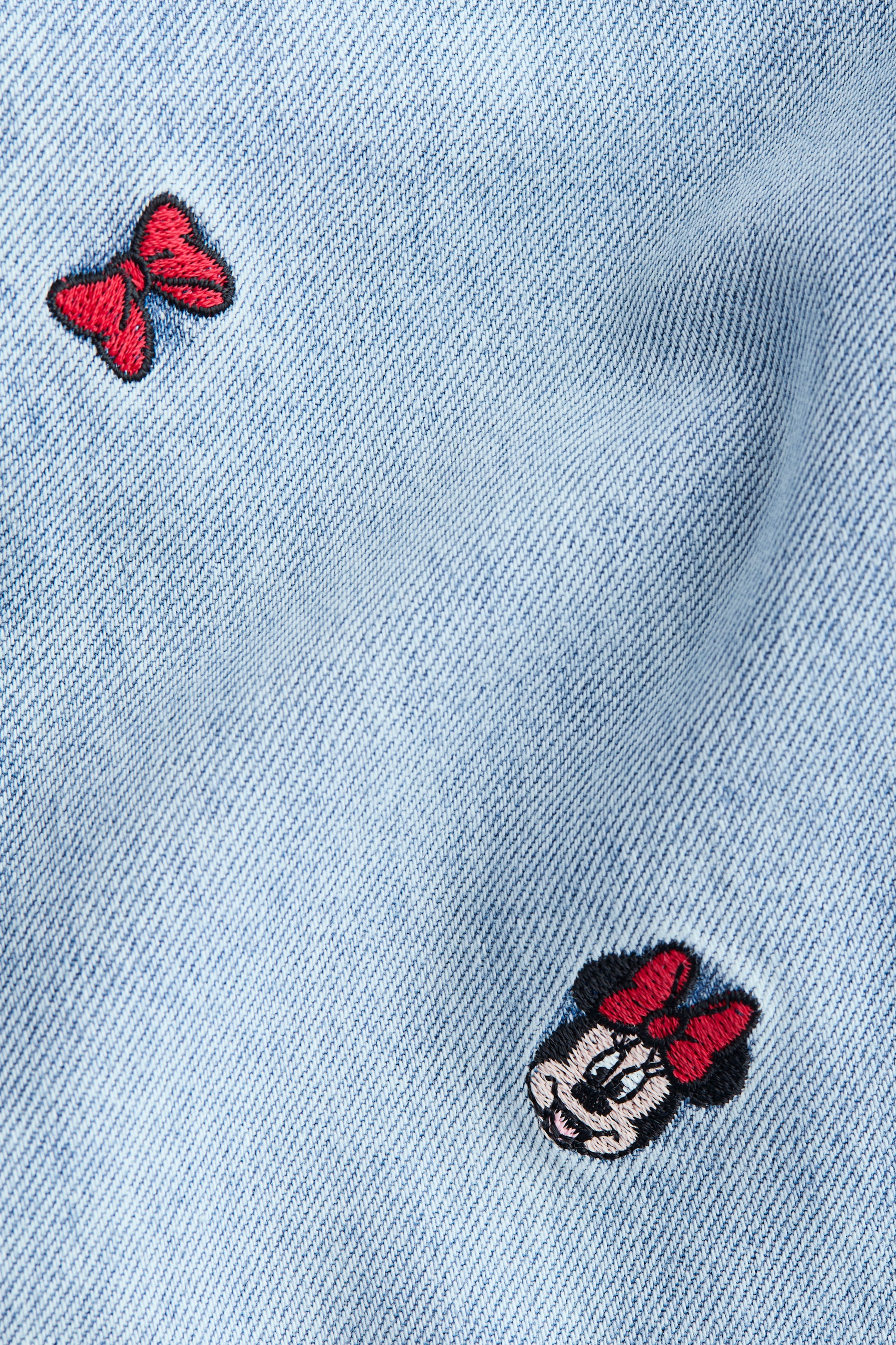 Printed Wide Leg Jeans