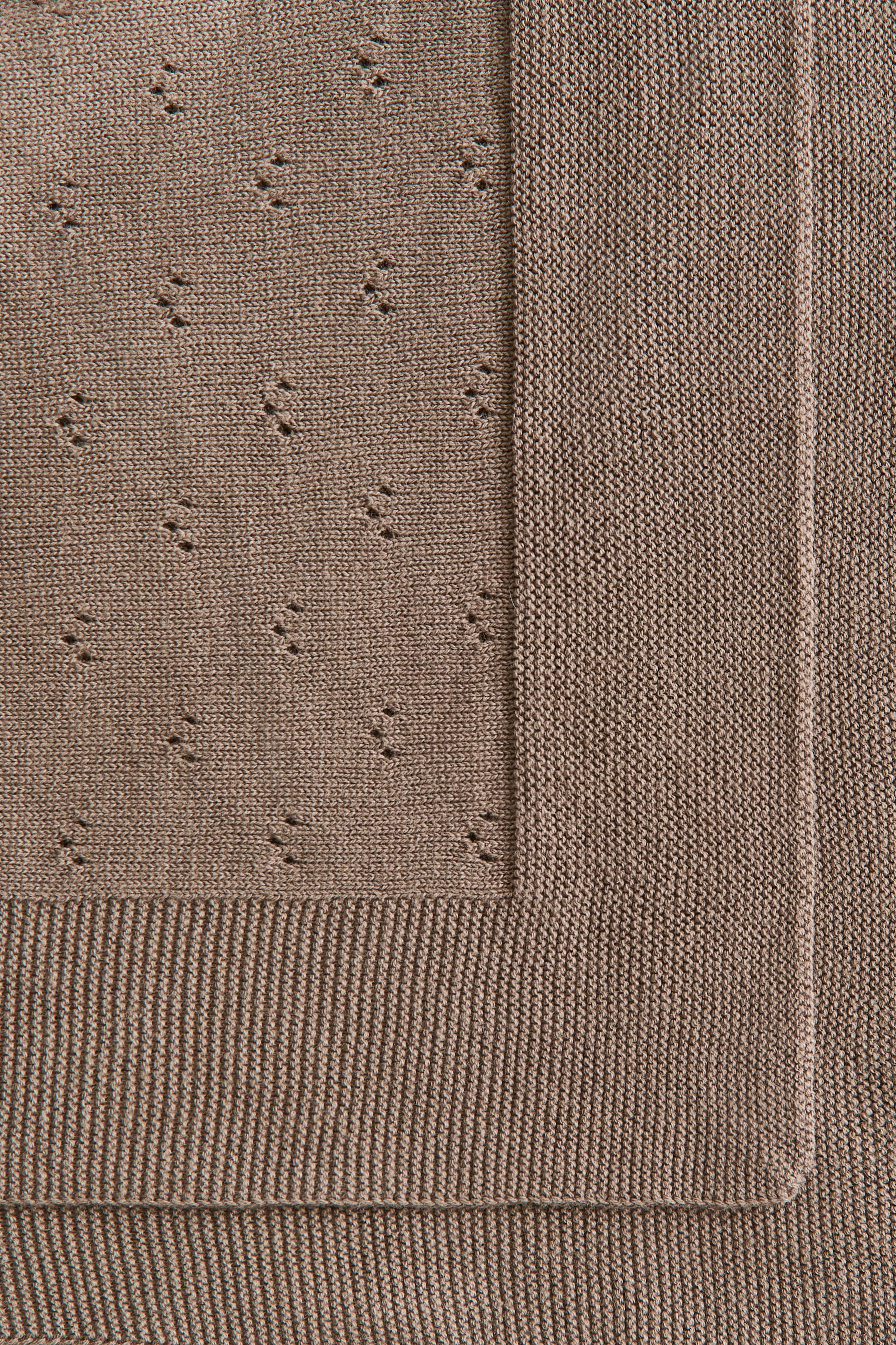 Cotton Pointelle Baby Blanket