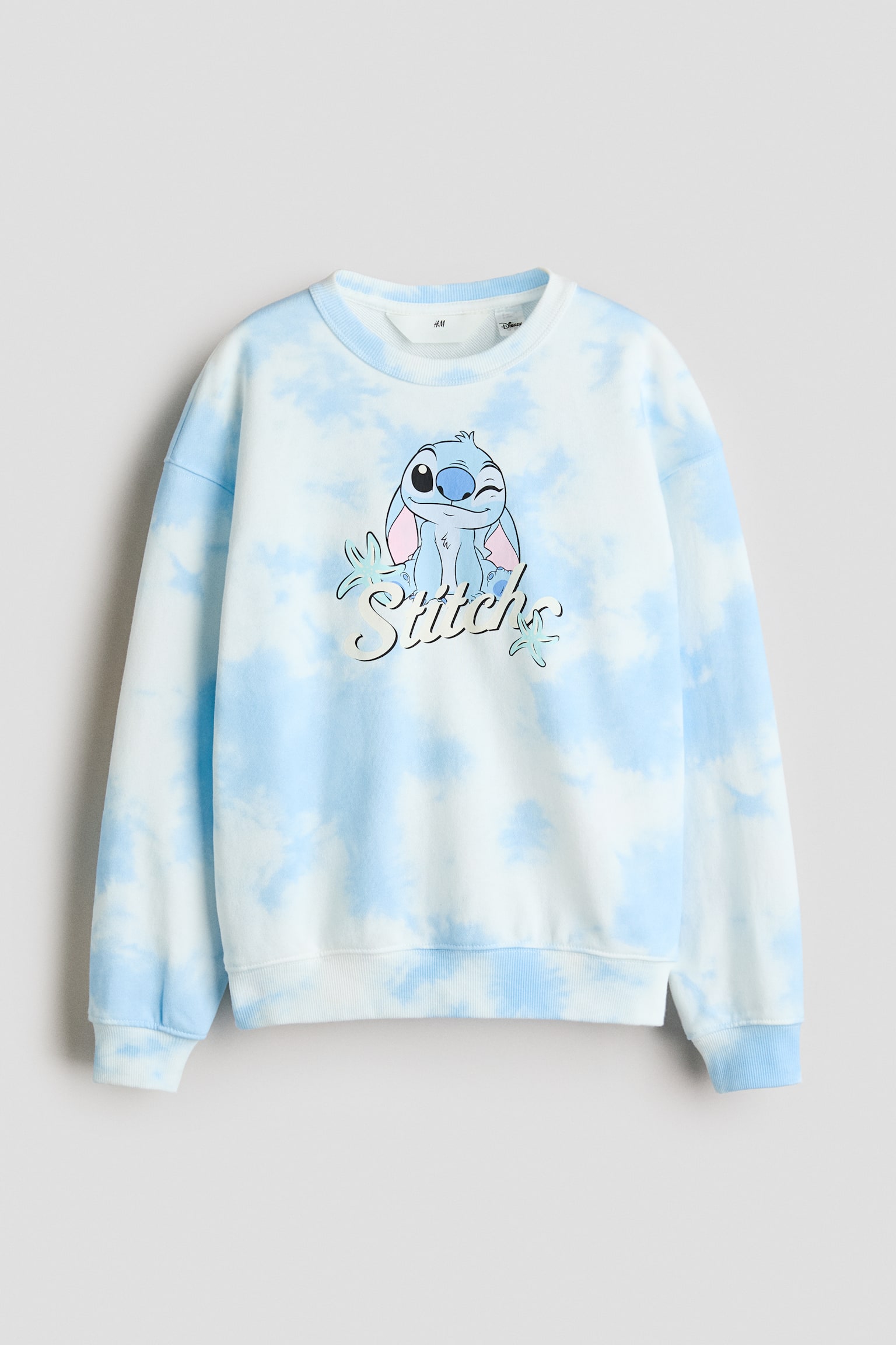 Painokuvallinen collegepusero - Vaaleansininen/Lilo & Stitch