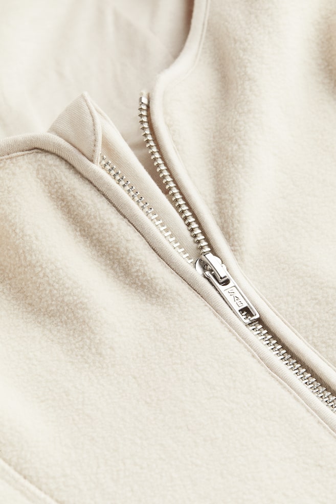 MAMA Oversized fleece hoodie - Natural white - 3