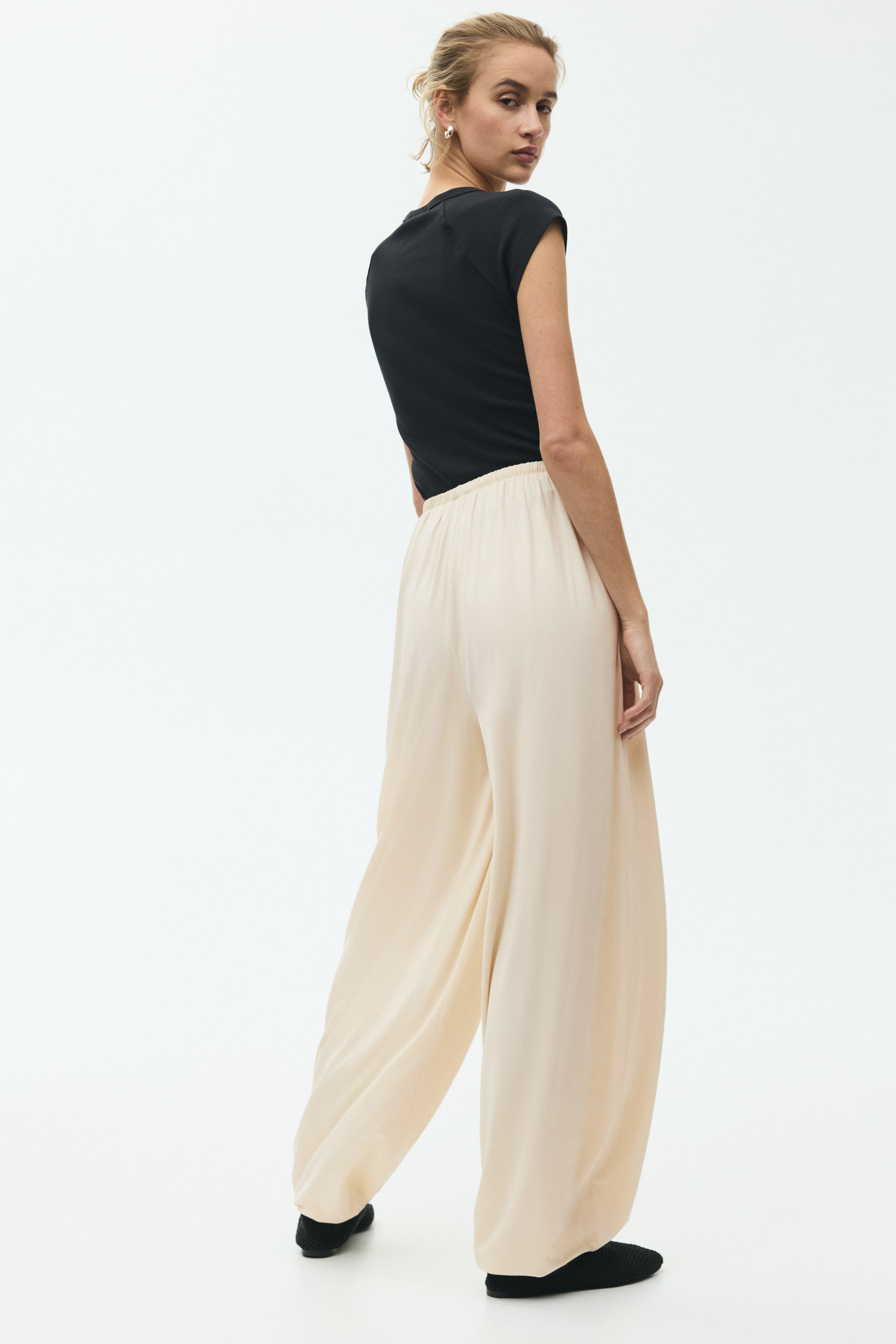 Pantalon à cordon avec jambes ballon