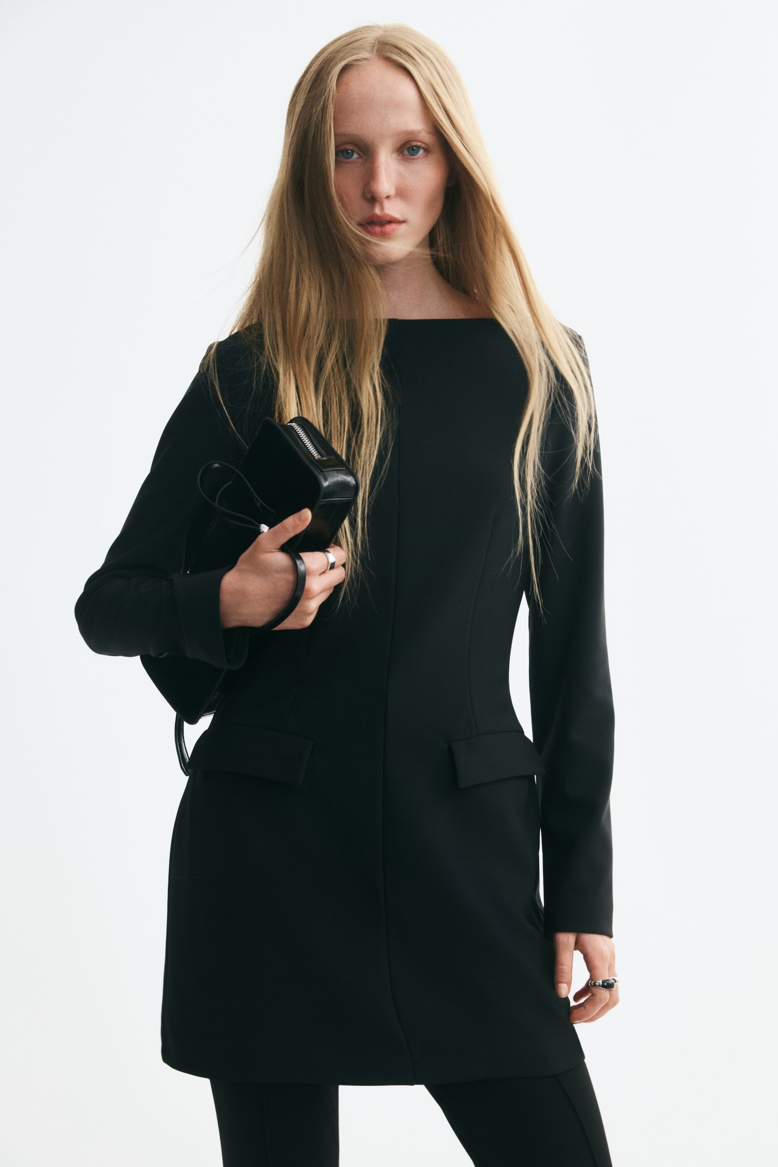 Женское платье H&M Open-Back Jersey Dress, цвет: Чёрный — фото 3