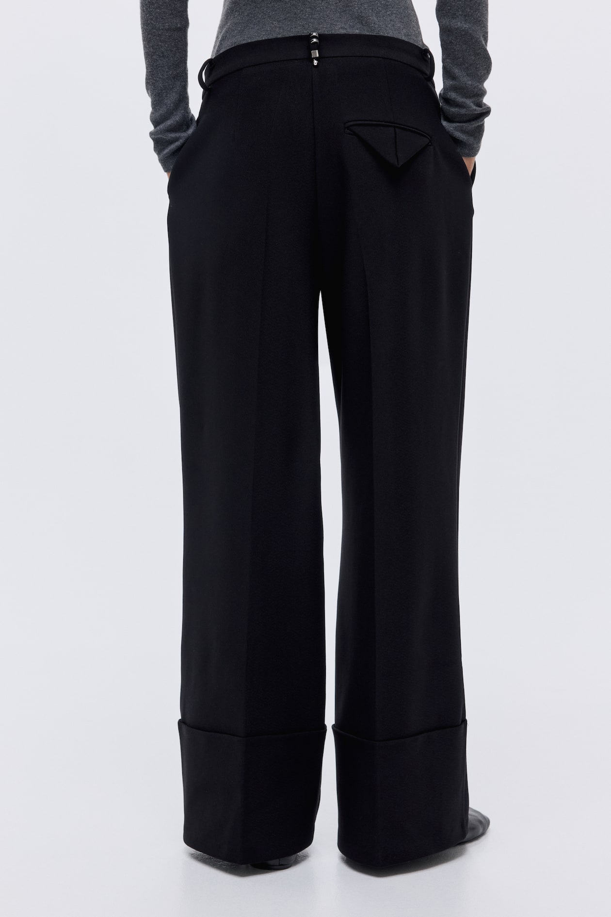Rivet-Detail Dress Pants - image 4