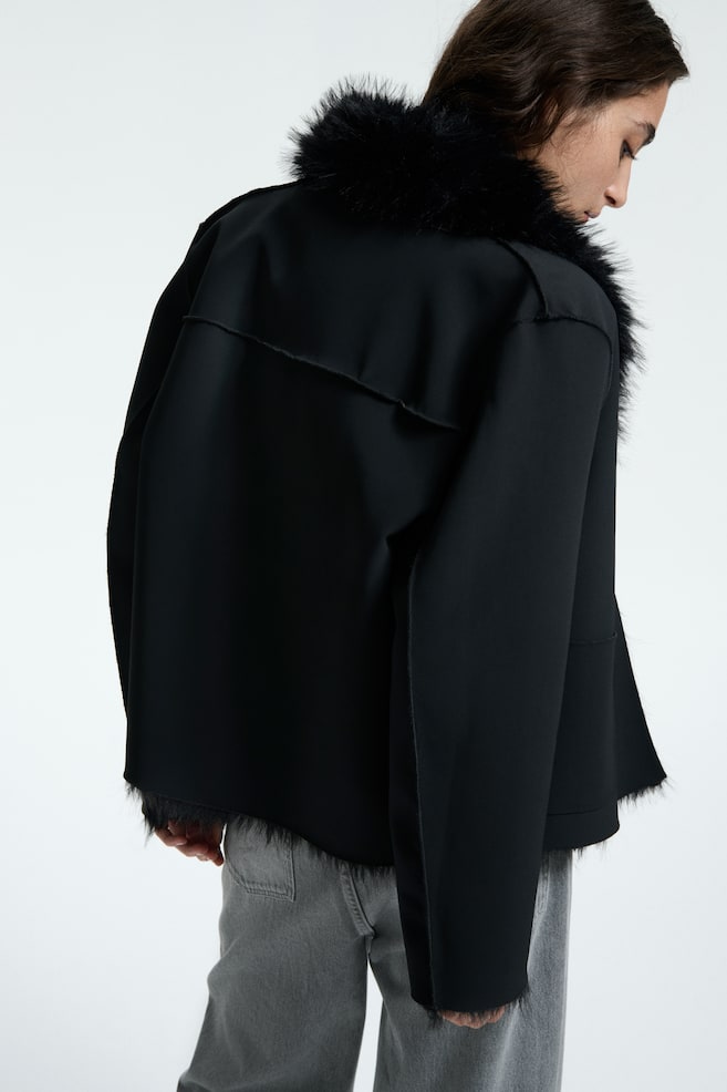 Double-Faced Jacket - Black - 4