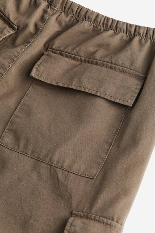 Cargo trousers - Dark khaki green/Black/Light beige - 6