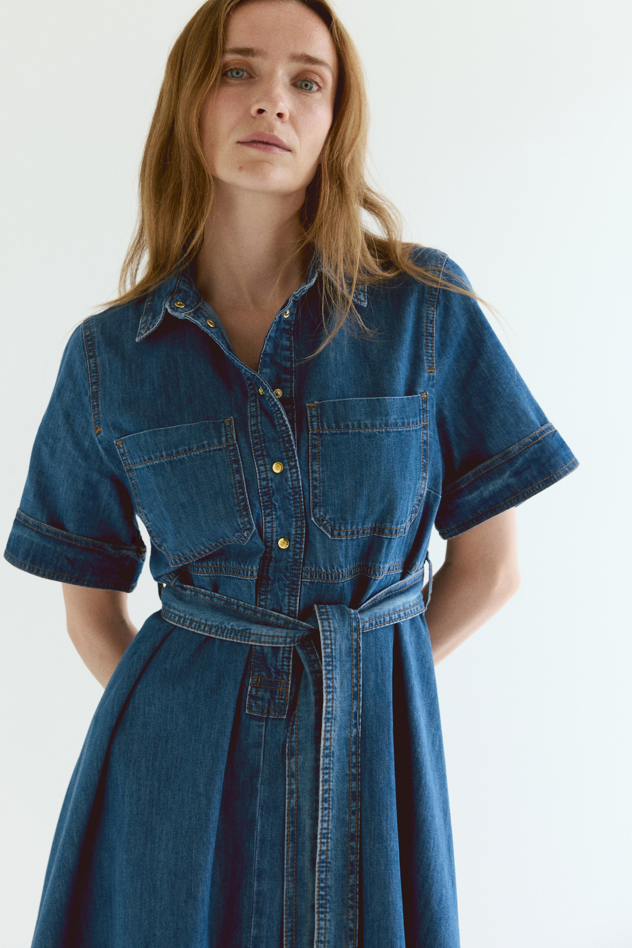 MAMA Before & After Denim Dress