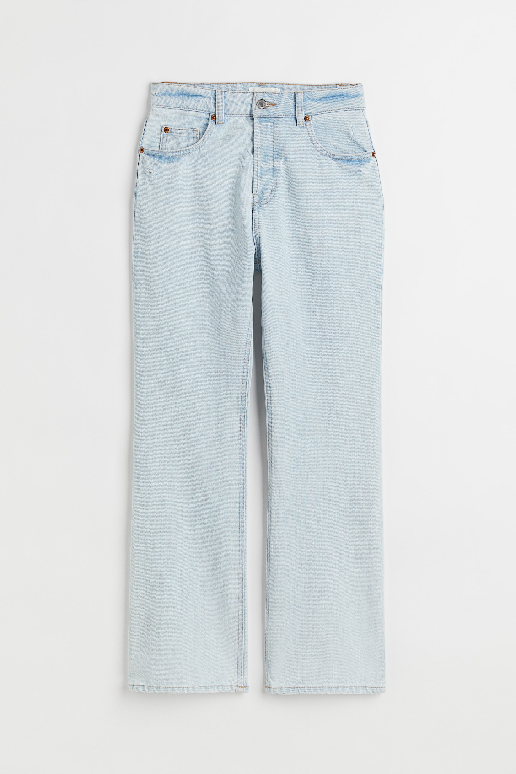 Flared High Ankle Jeans