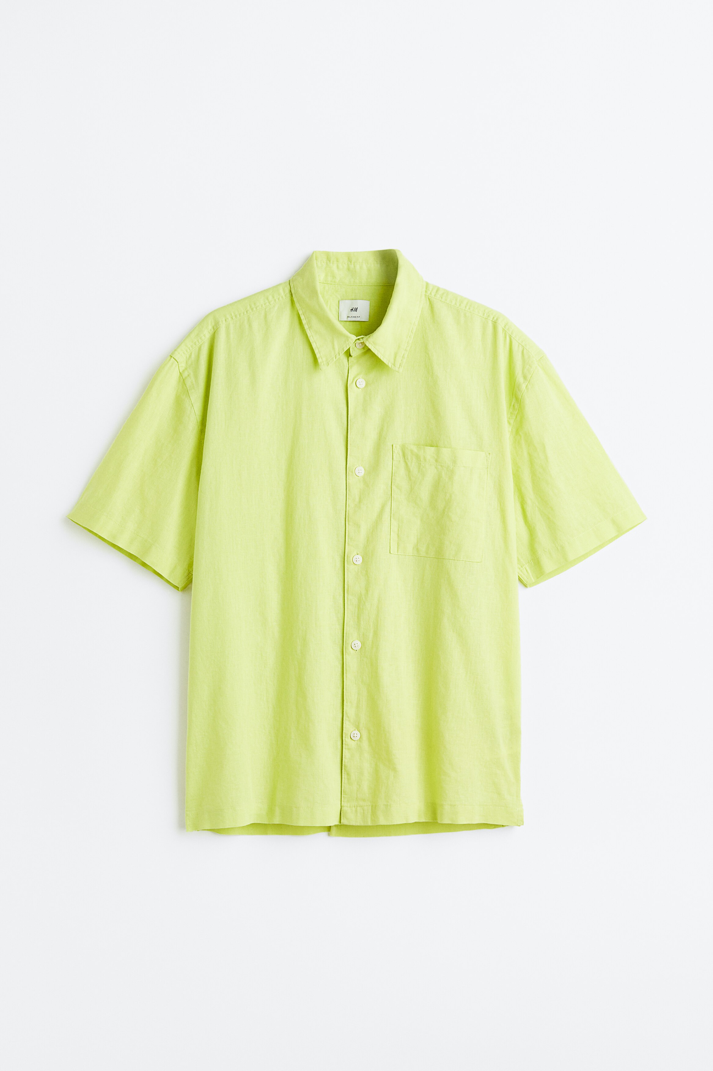 neon yellow top h&m