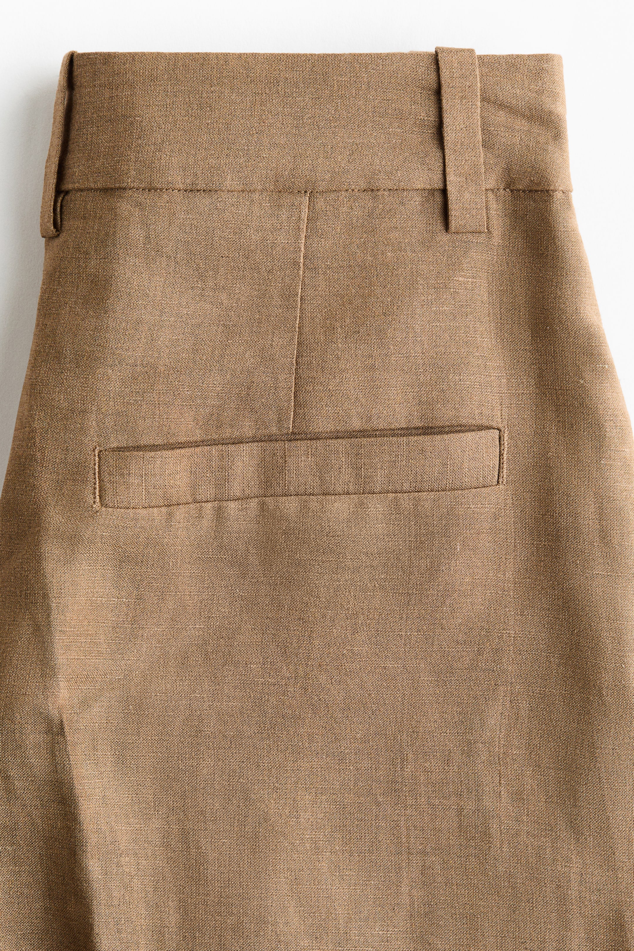 Dressy Linen-Blend Culottes