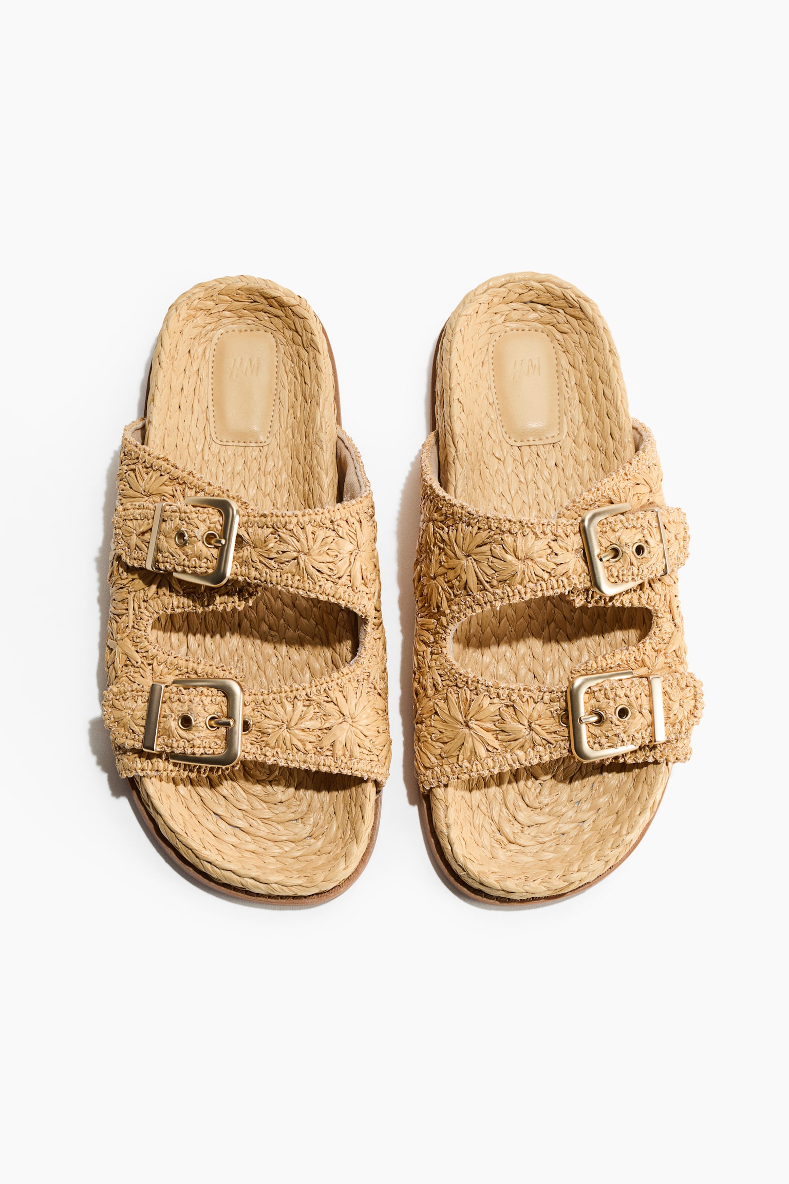 Espadrille-style sandals - Beige/Powder pink - 4