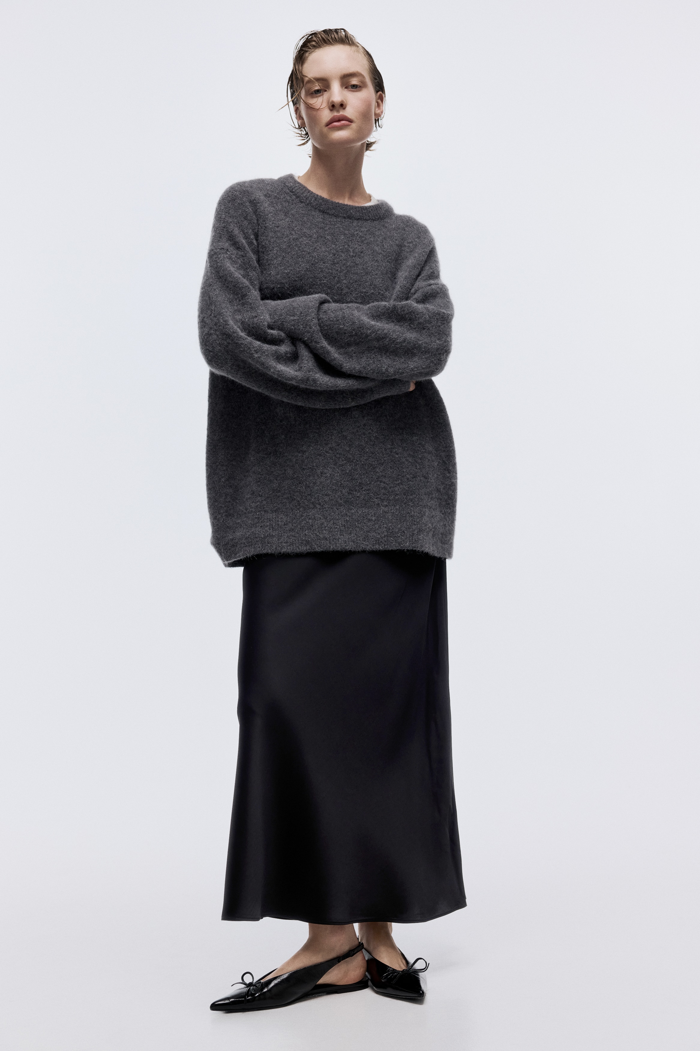 Signore - Nero Gonna longuette - Size: XL  - H&M