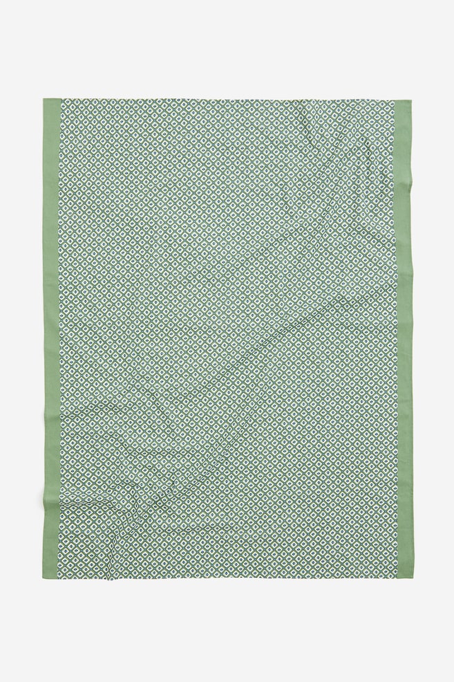 Patterned tablecloth - Green/Patterned - 2