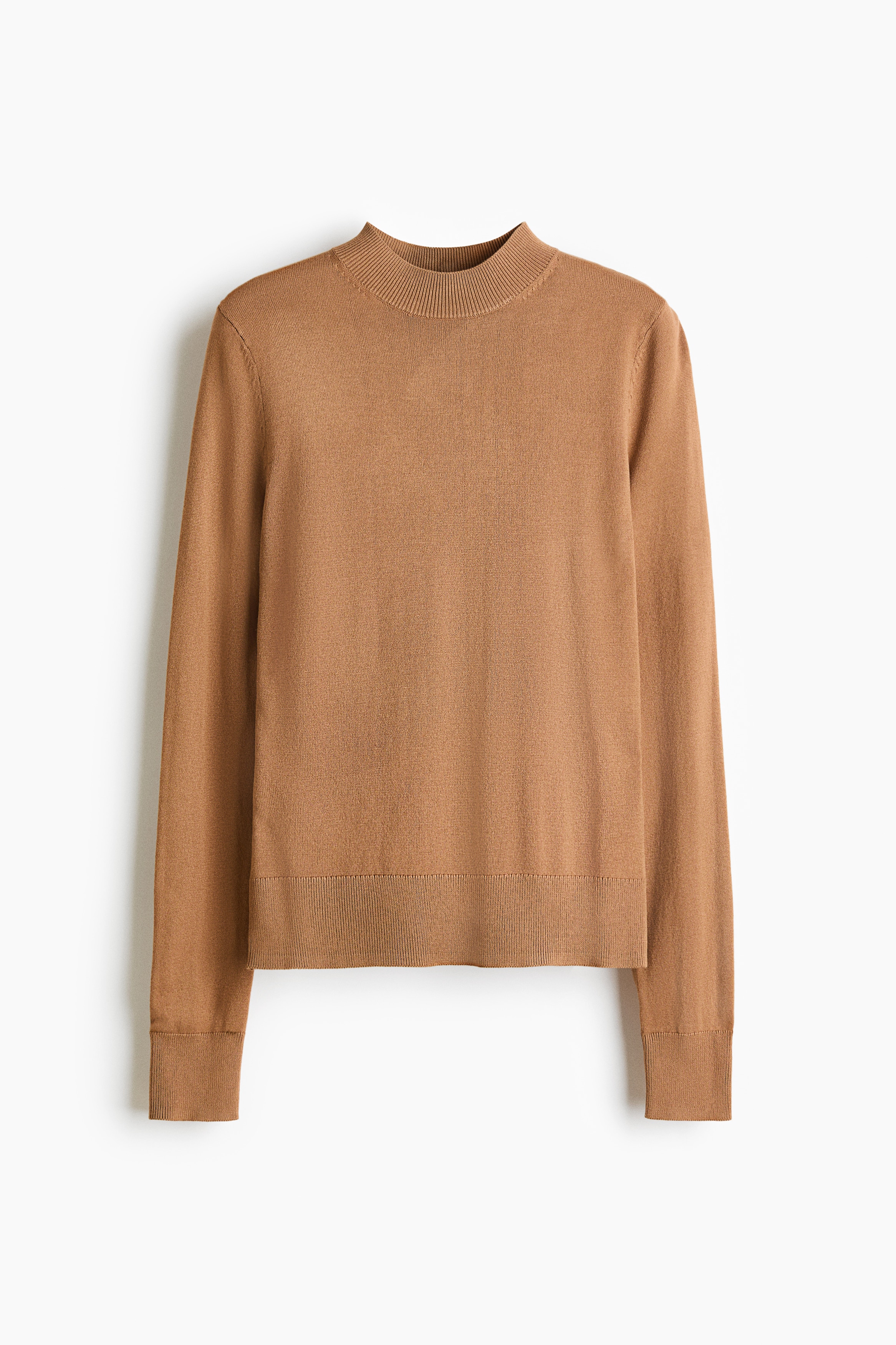 Fine Knit High Neck Sweater