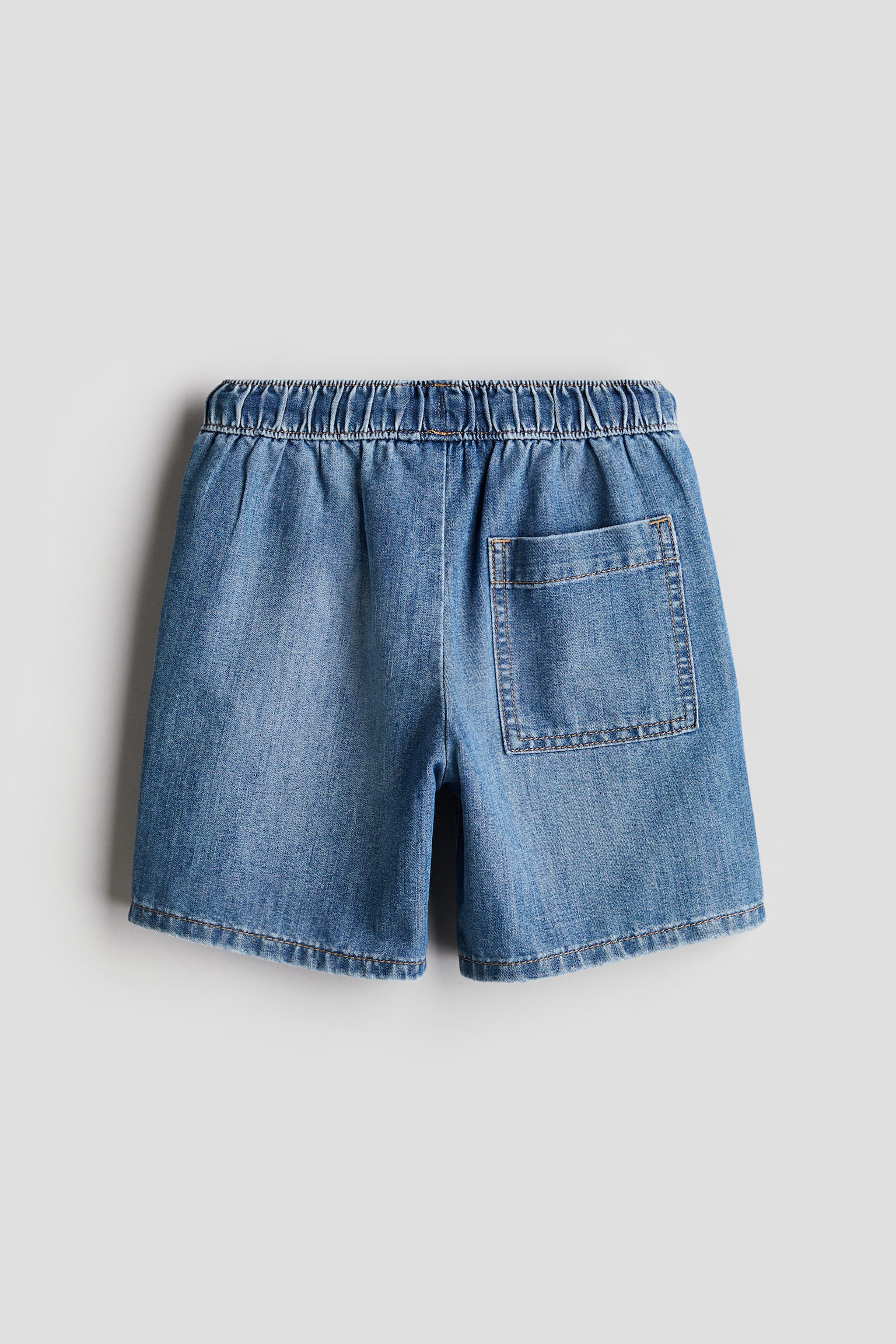 Pull On Denim Shorts - Denim blue/Light denim blue - 3