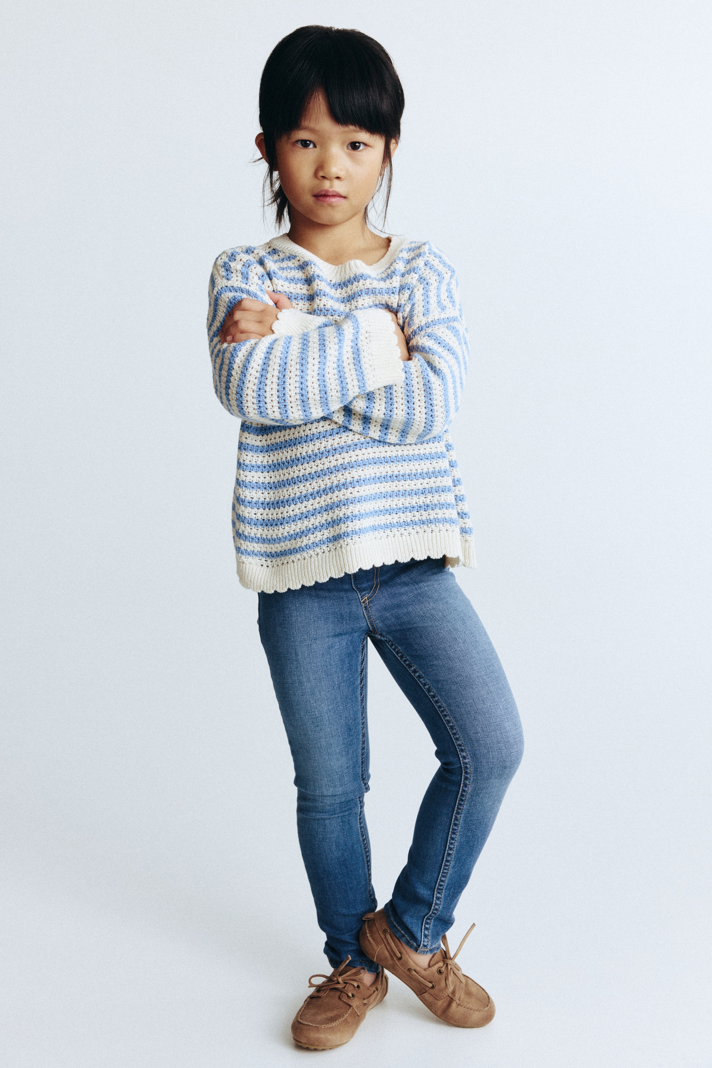 丹寧牛仔內搭褲 - 丹寧藍/淺丹寧藍/深丹寧藍/丹寧黑/深丹寧藍