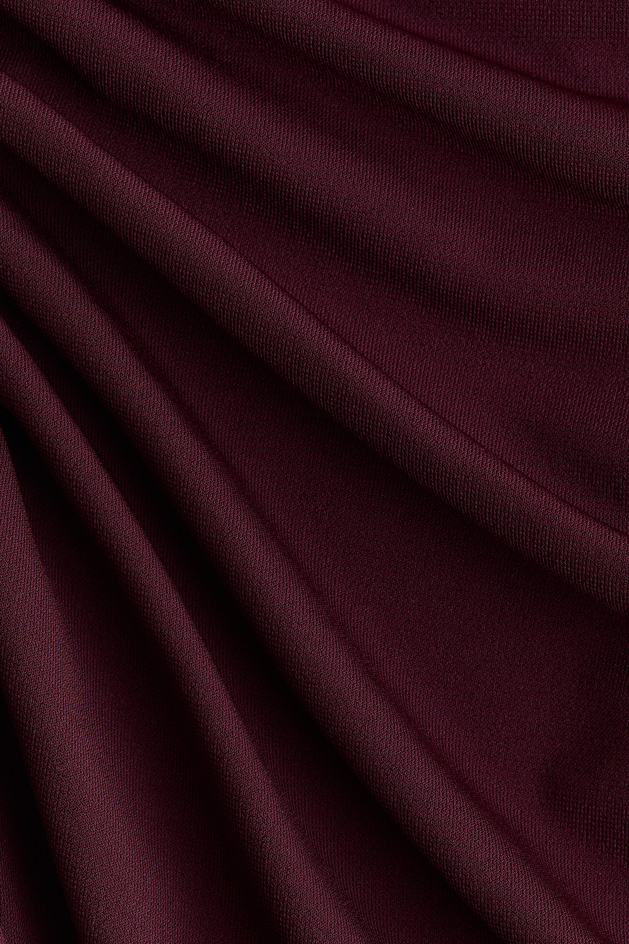 Robe en jersey à effet drapé