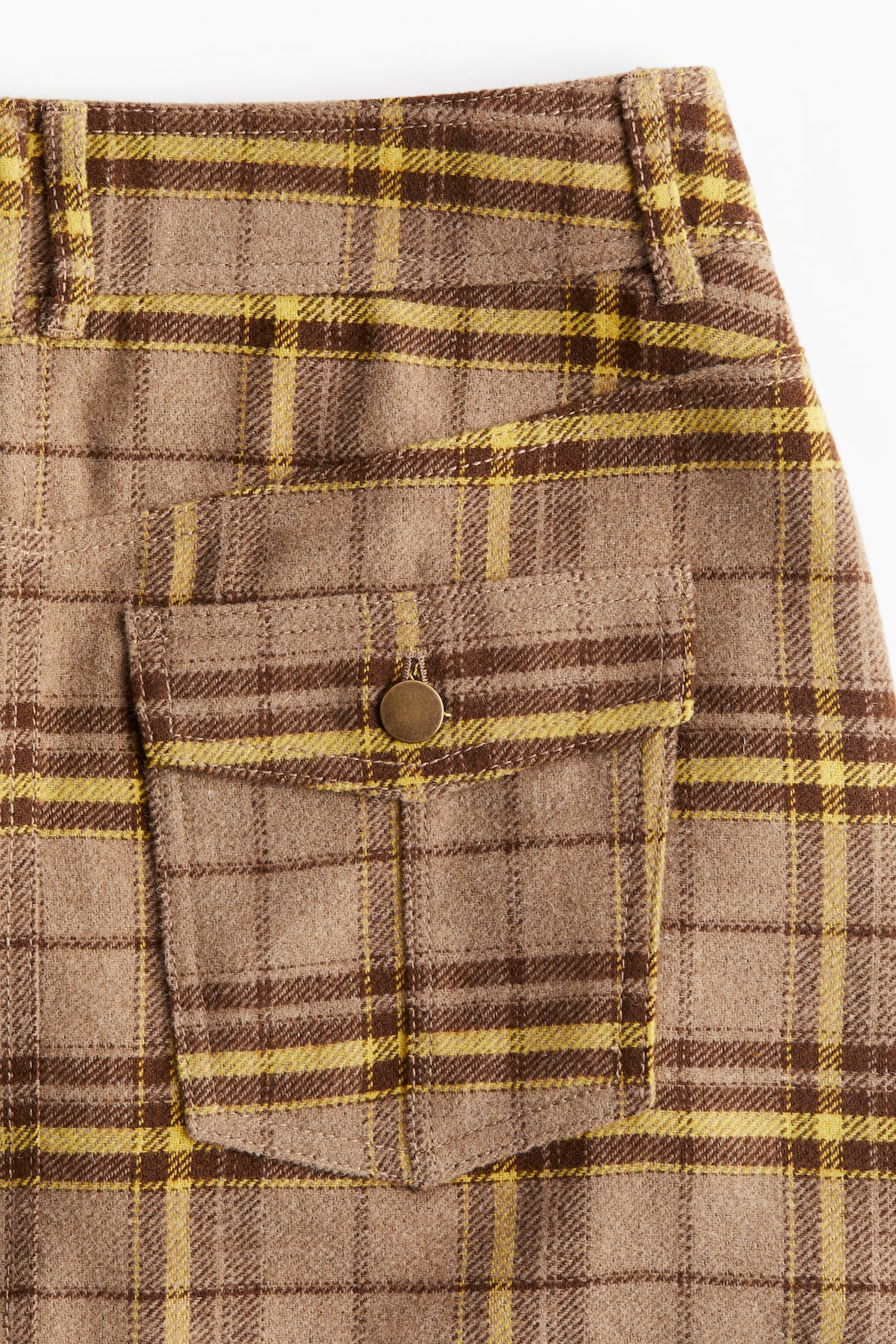 Brushed-Finish Mini Skirt - image 2