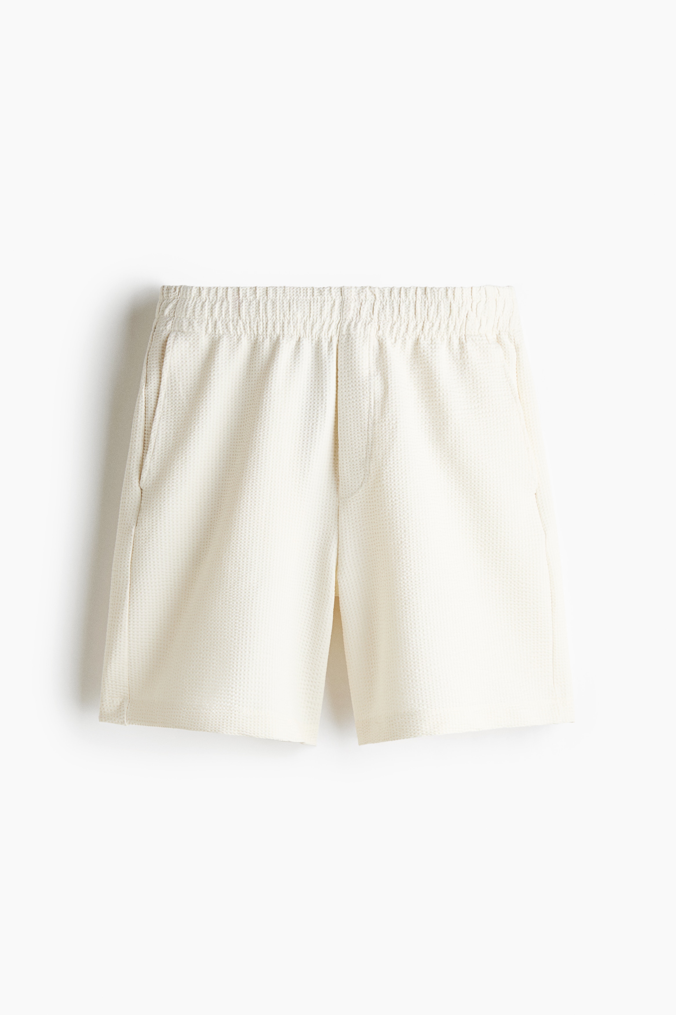 Quần short dệt ô vuông Relaxed Fit