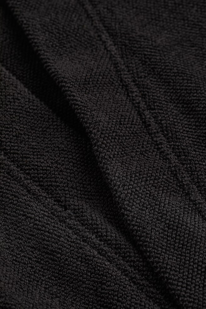Terry dressing gown - Black/Anthracite grey/White/Light khaki green/dc/dc/dc/dc - 3
